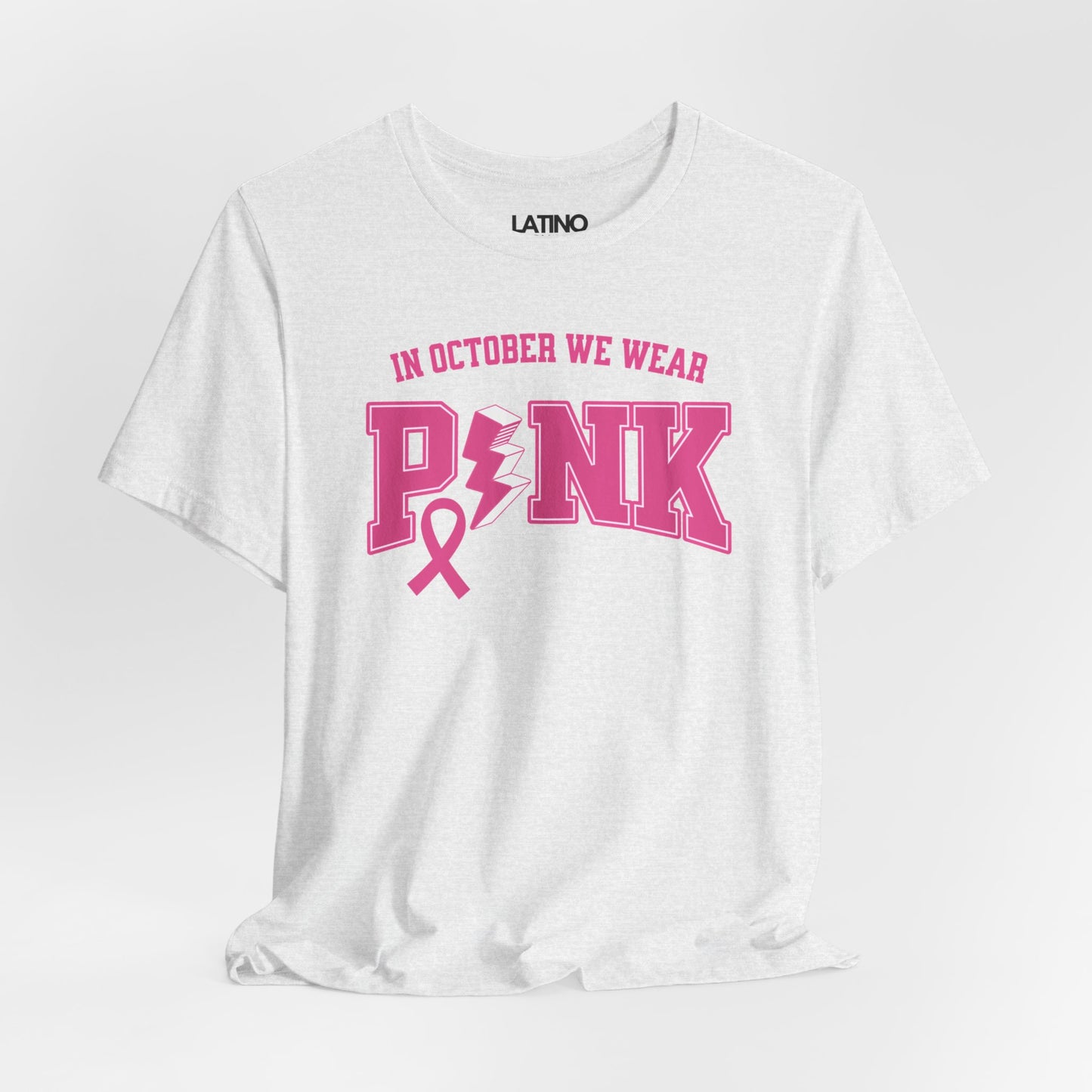 "In October We Wear Pink" Breast Cancer Awareness T-Shirt