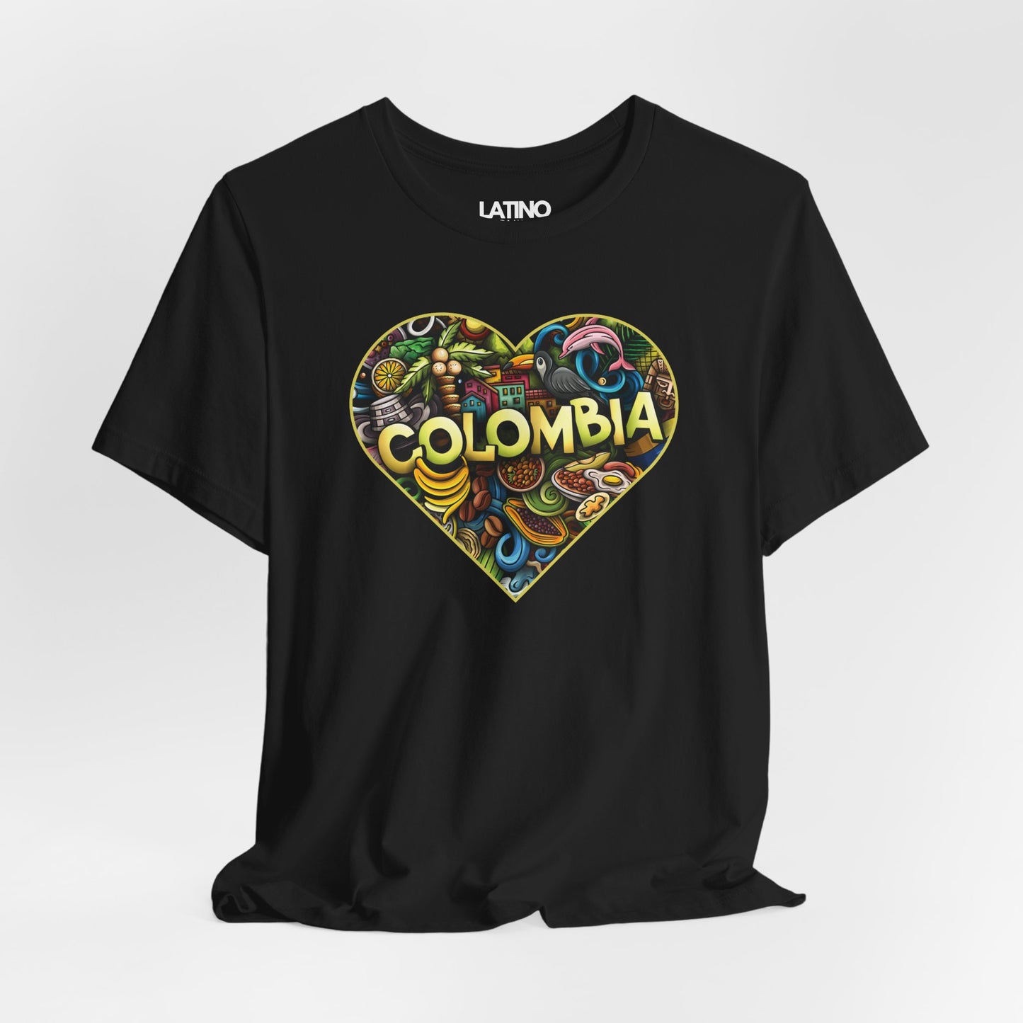 "Colombia" Heart Design T-Shirt