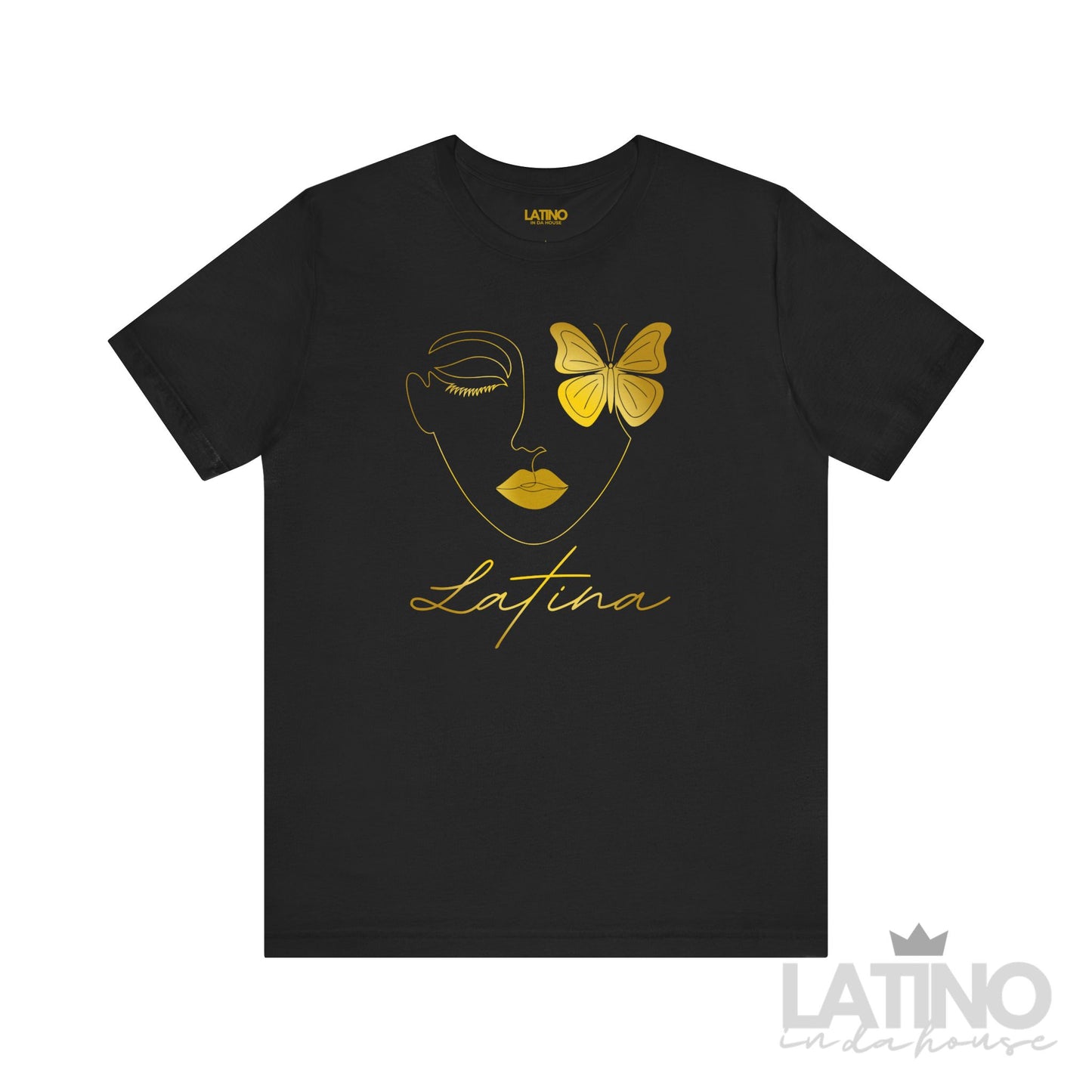 “Latina Face & Butterfly” T-Shirt