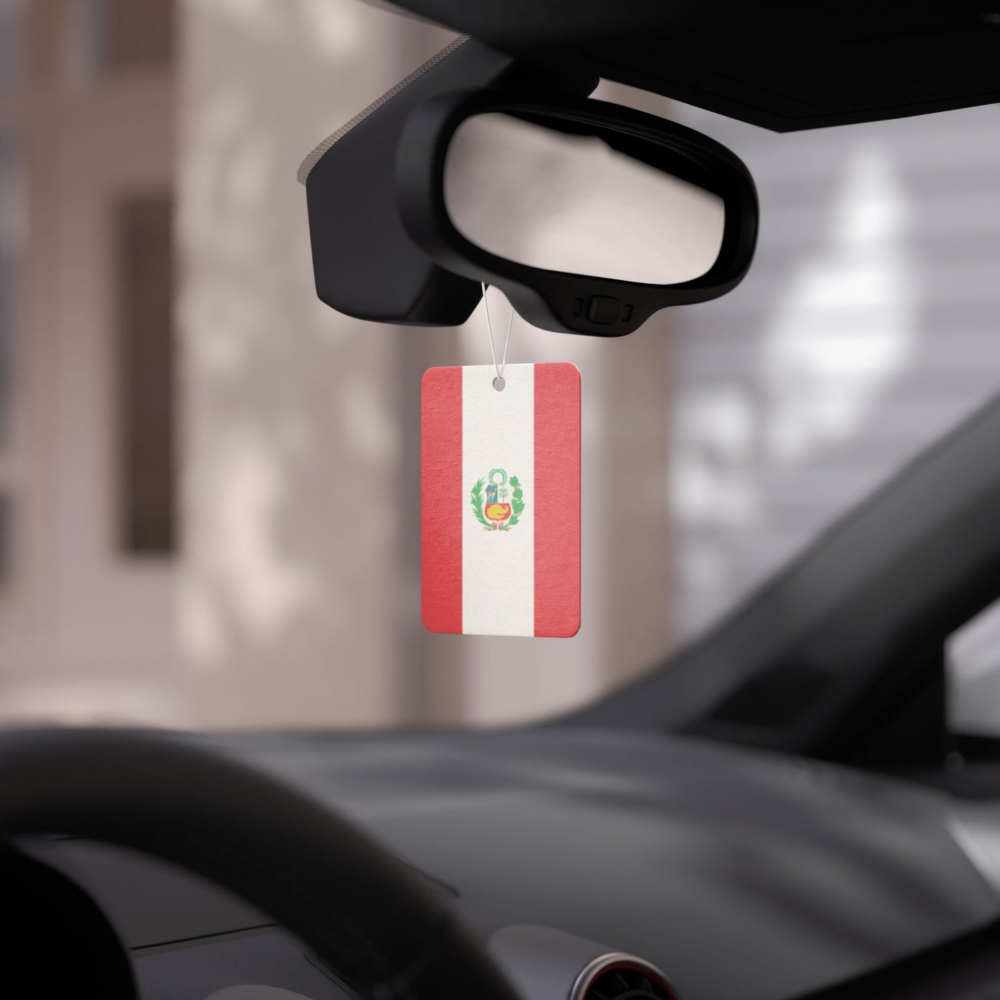 "Peru Flag" Car Air Freshener