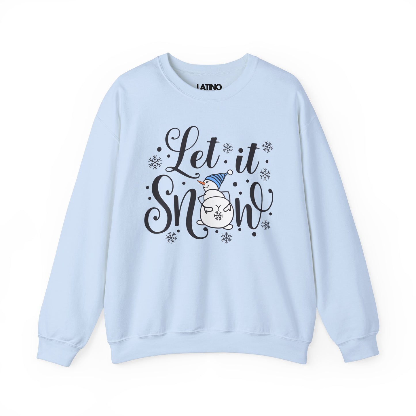 "Let It Snow" Snowman Holiday Sweatshirt
