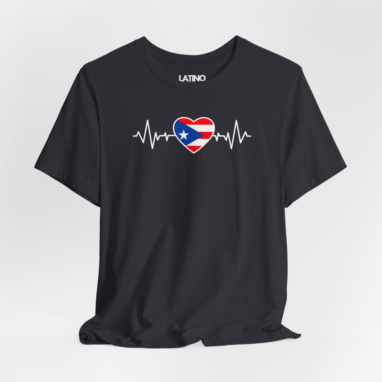 "Puerto Rico Heart Flag Life-line" T-Shirt