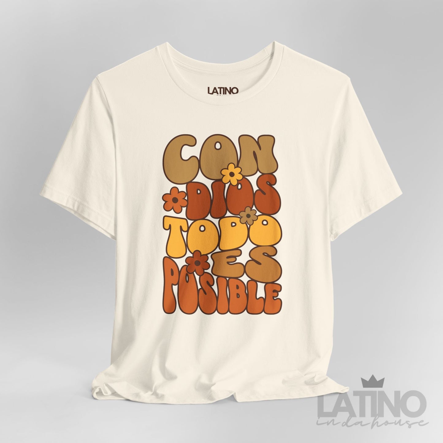 "Con Dios Todo Es Posible" Retro T-Shirt