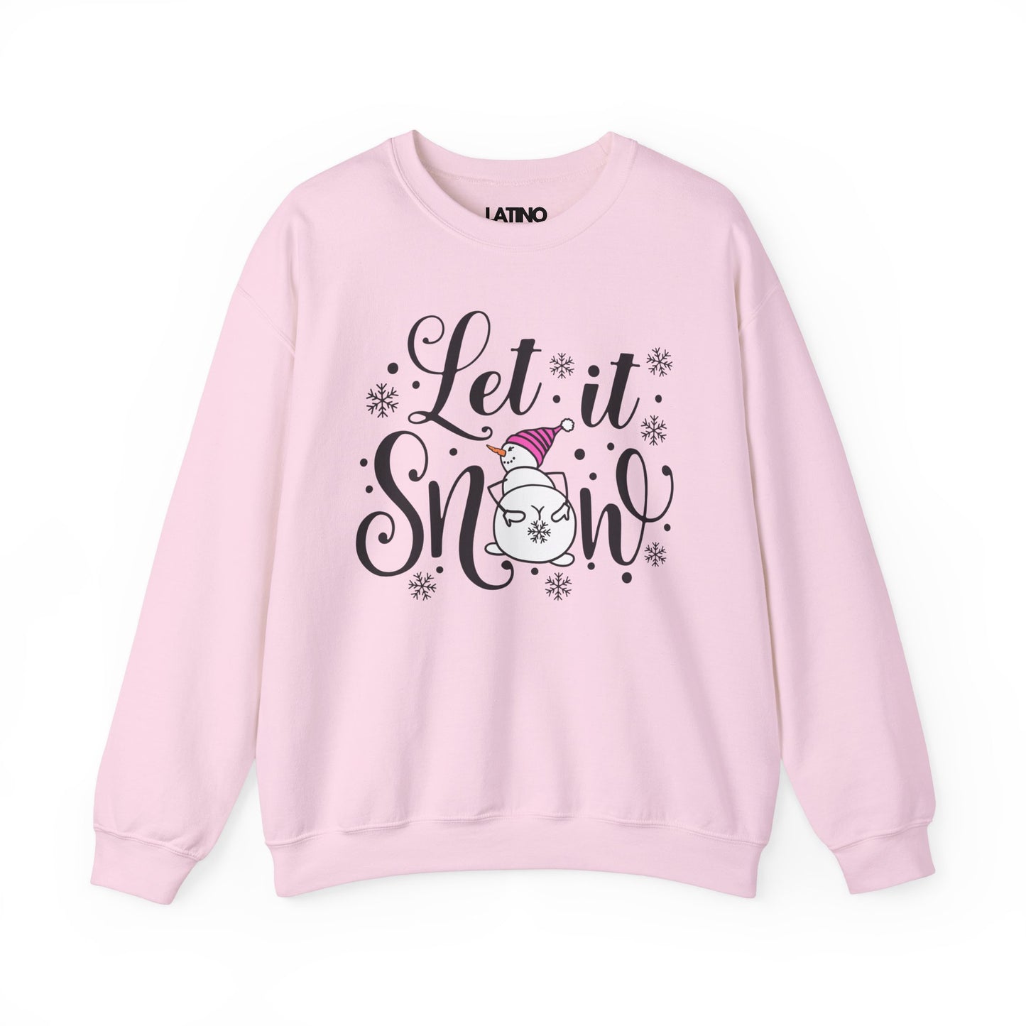 "Let It Snow" Snowman Holiday Sweatshirt