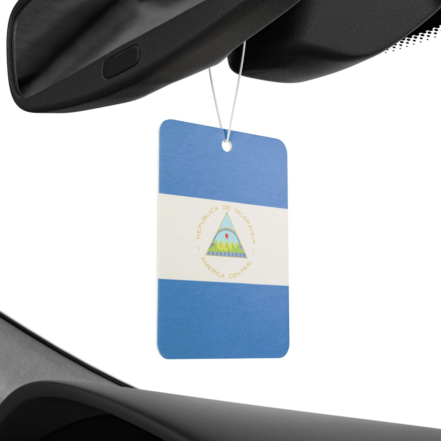 "Nicaragua Flag" Car Air Freshener