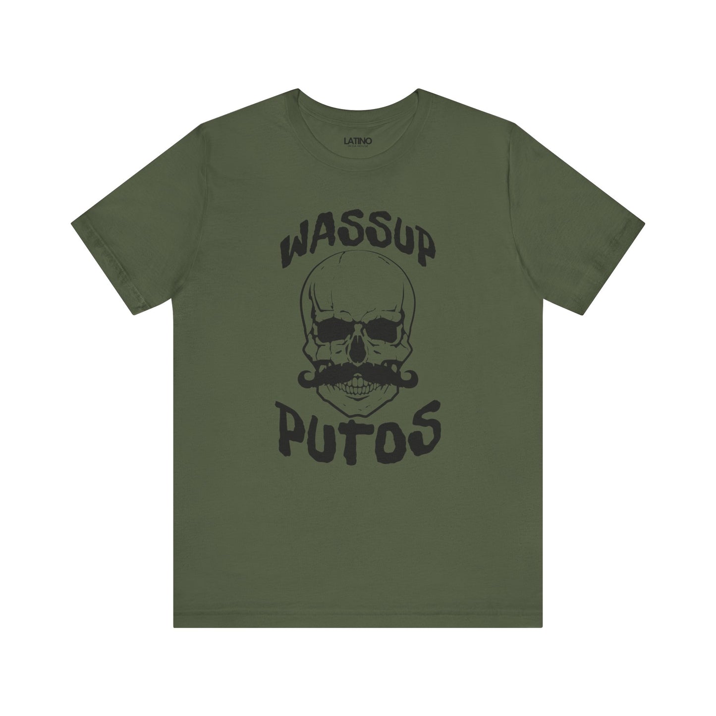 "Wassup Putos Skull" Latino T-Shirt