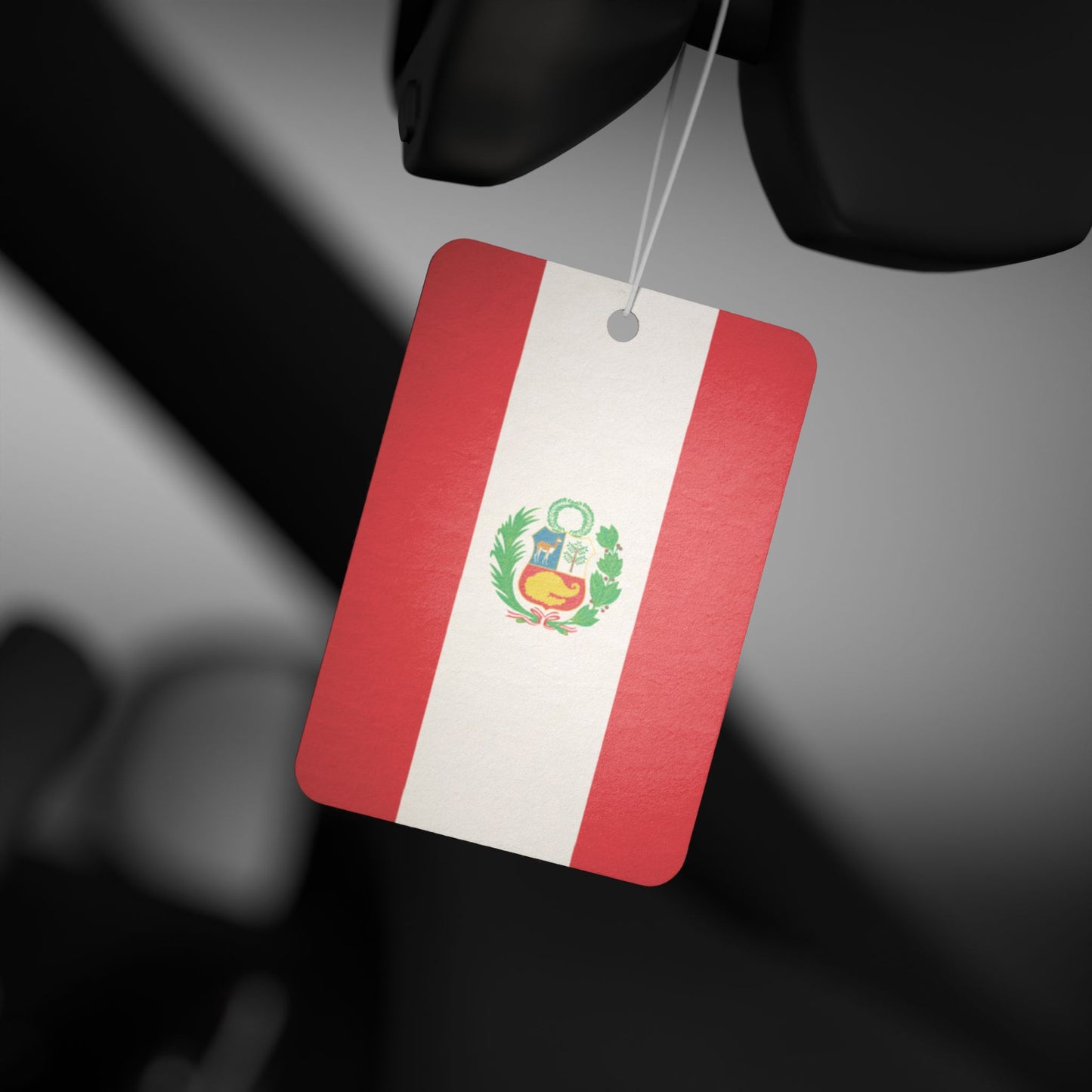 "Peru Flag" Car Air Freshener