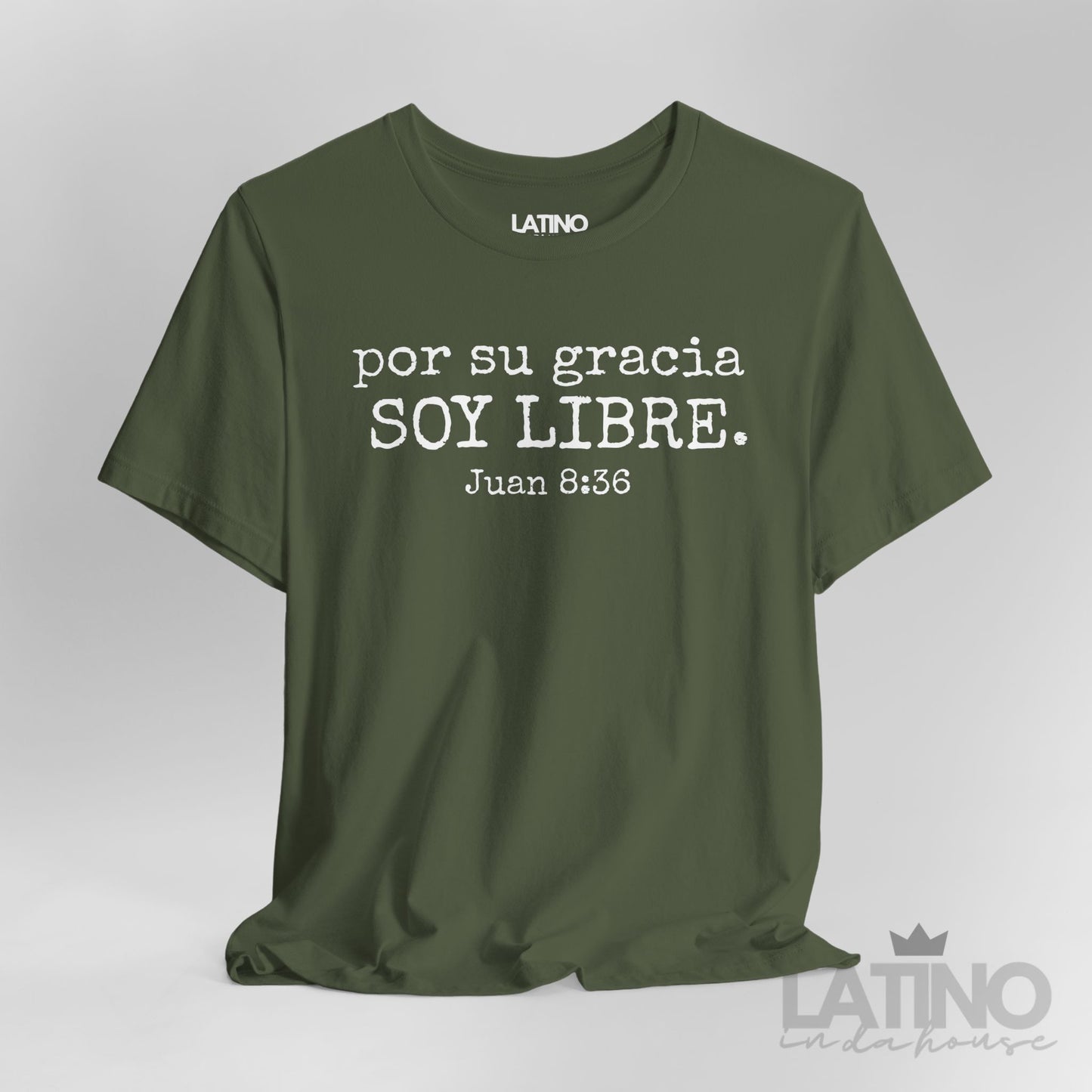 “Por Su Gracia Soy Libre” Faith T-Shirt