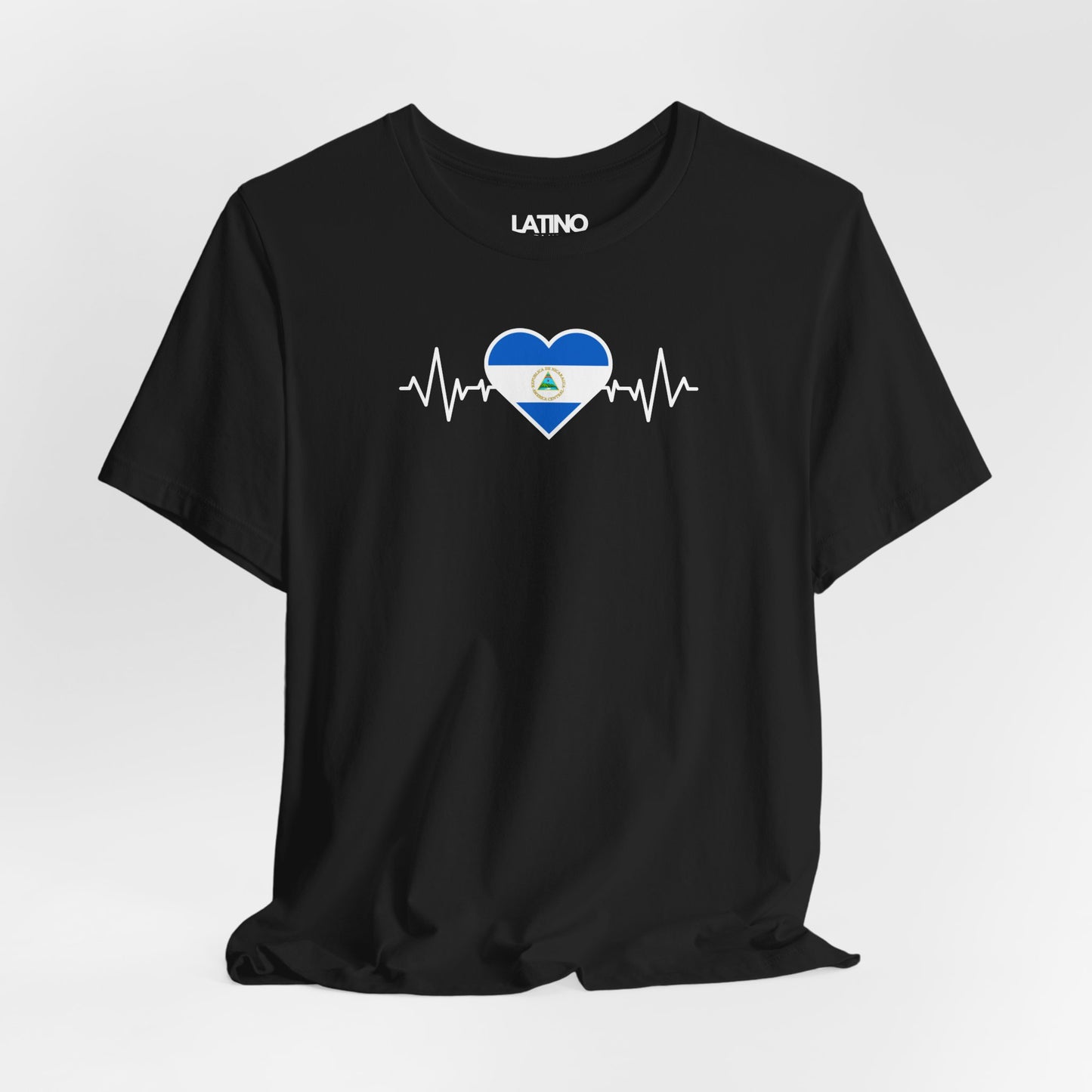 "Nicaragua Flag with Life-Line" T-Shirt