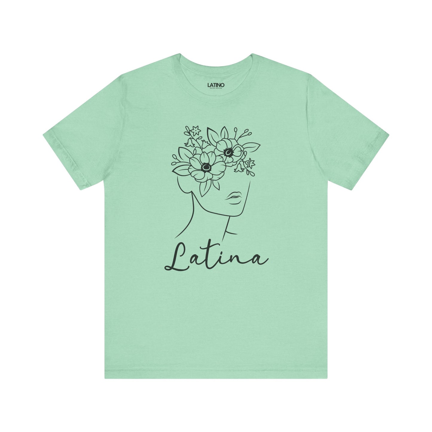 "Latina Flowers" Heather T-Shirt