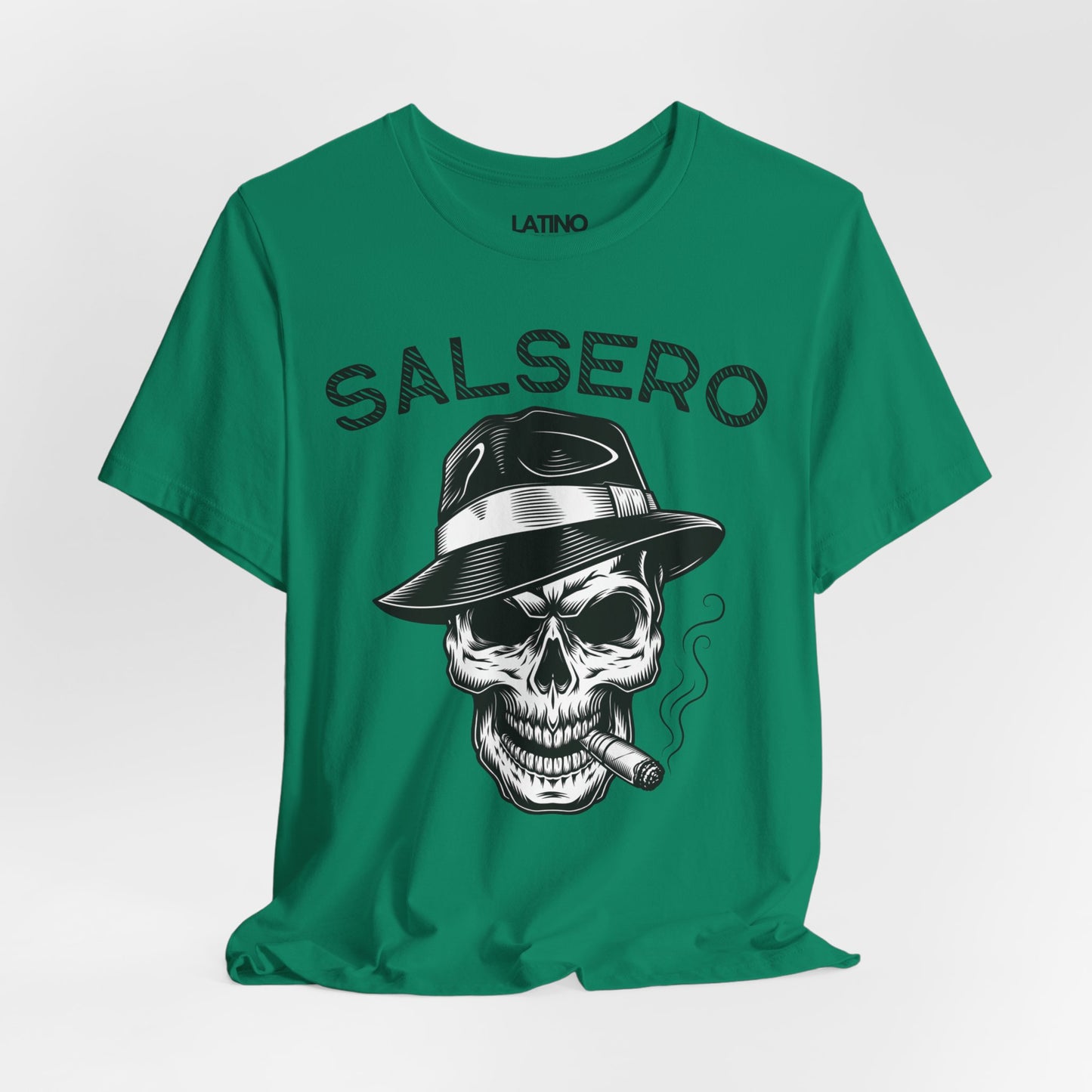 Salsero Skull in Fedora T-Shirt