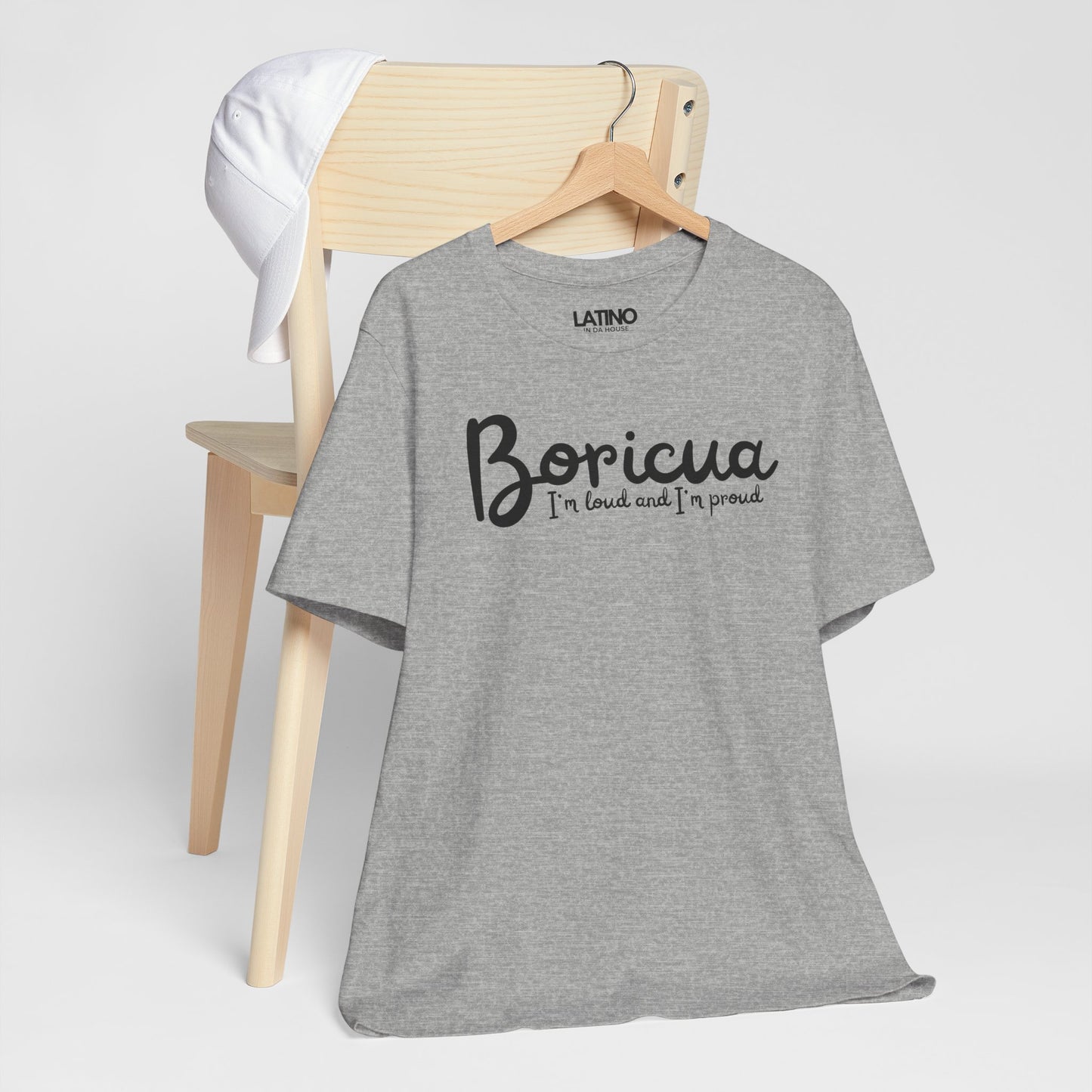 "Boricua Loud & Proud" Heather T-Shirt