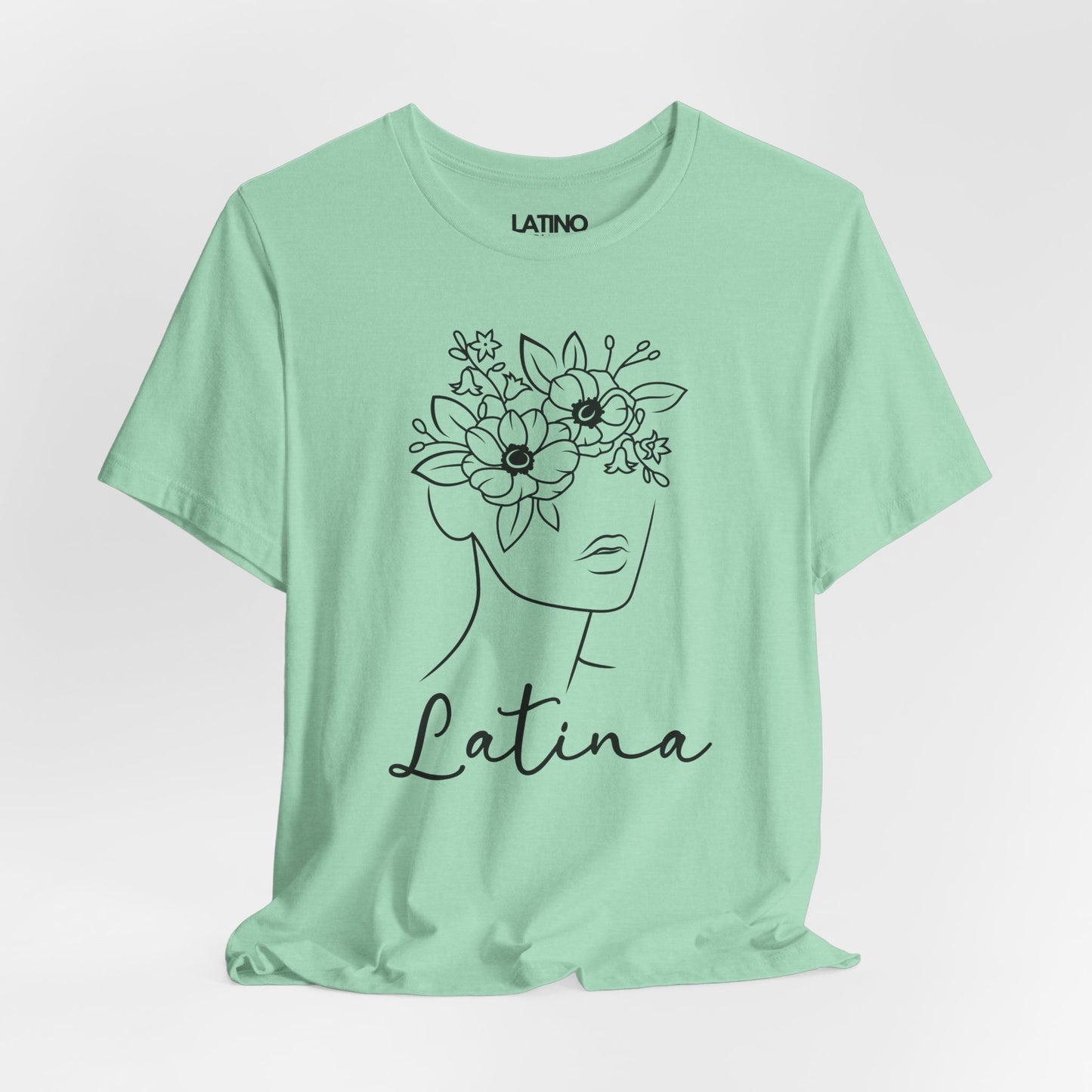 "Latina Flowers" Heather T-Shirt