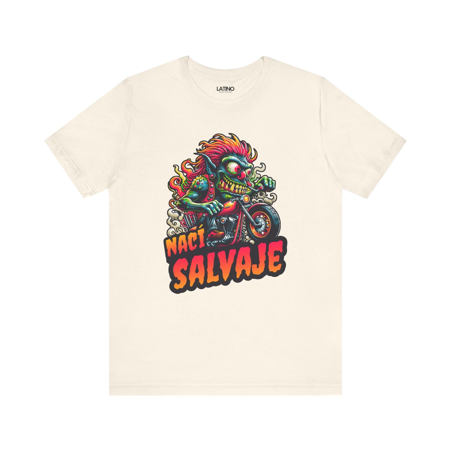 "Nací Salvaje Biker" T-Shirt