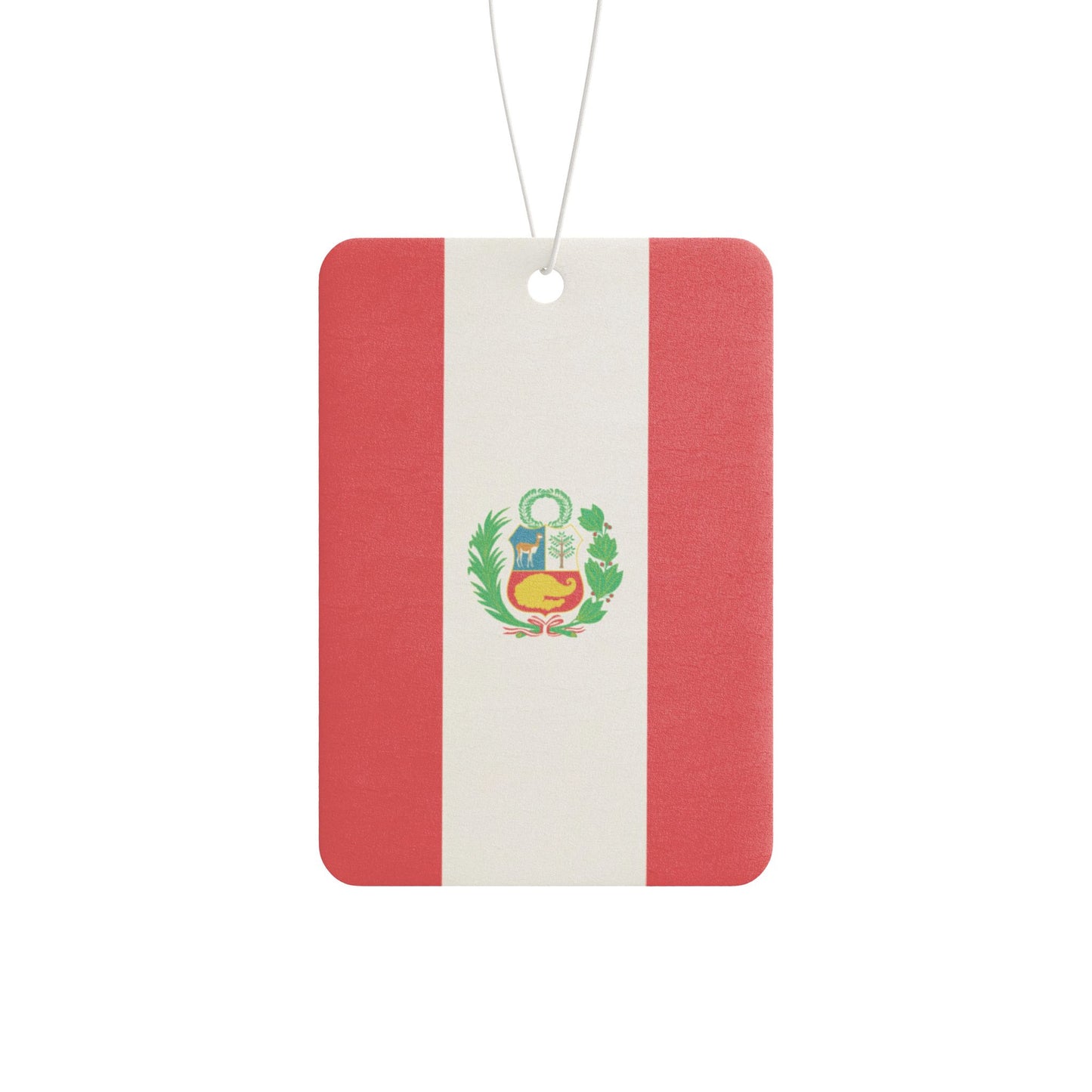 "Peru Flag" Car Air Freshener