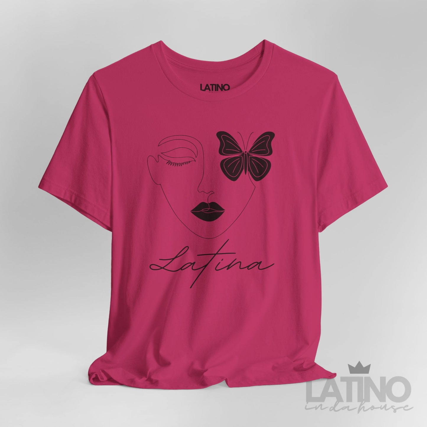 “Latina Face & Butterfly” T-Shirt