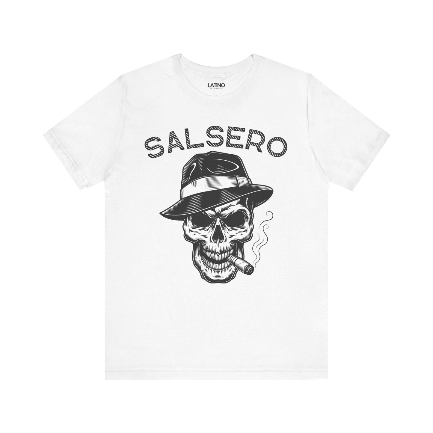 Salsero Skull in Fedora T-Shirt
