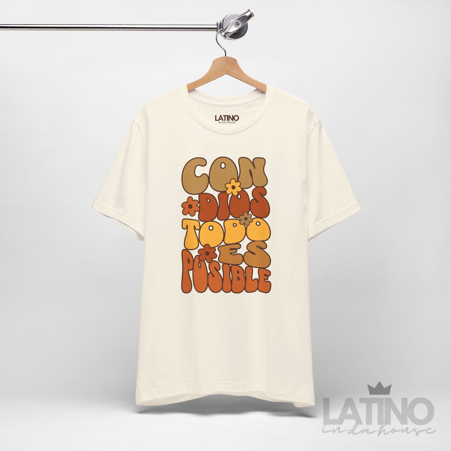 "Con Dios Todo Es Posible" Retro T-Shirt