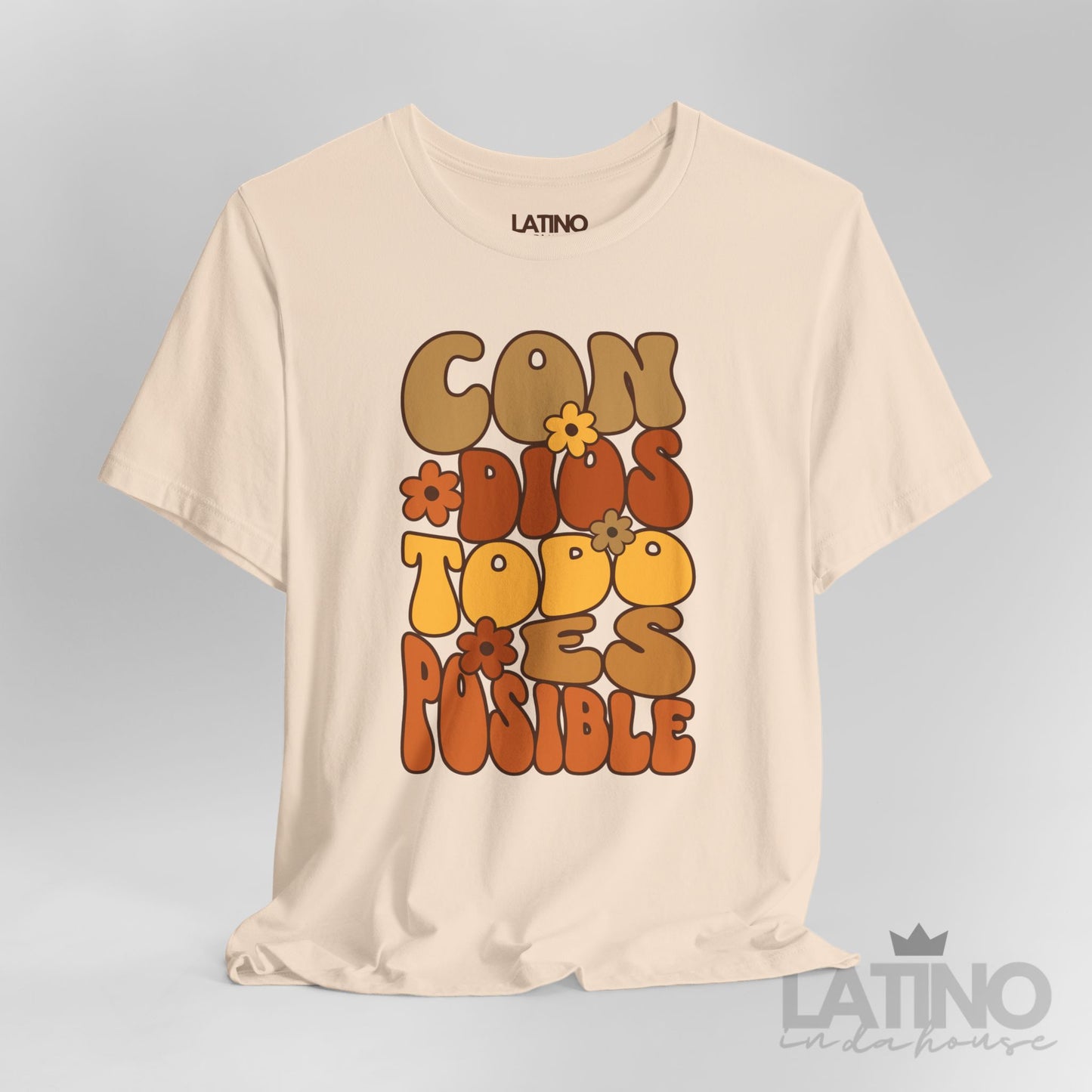 "Con Dios Todo Es Posible" Retro T-Shirt