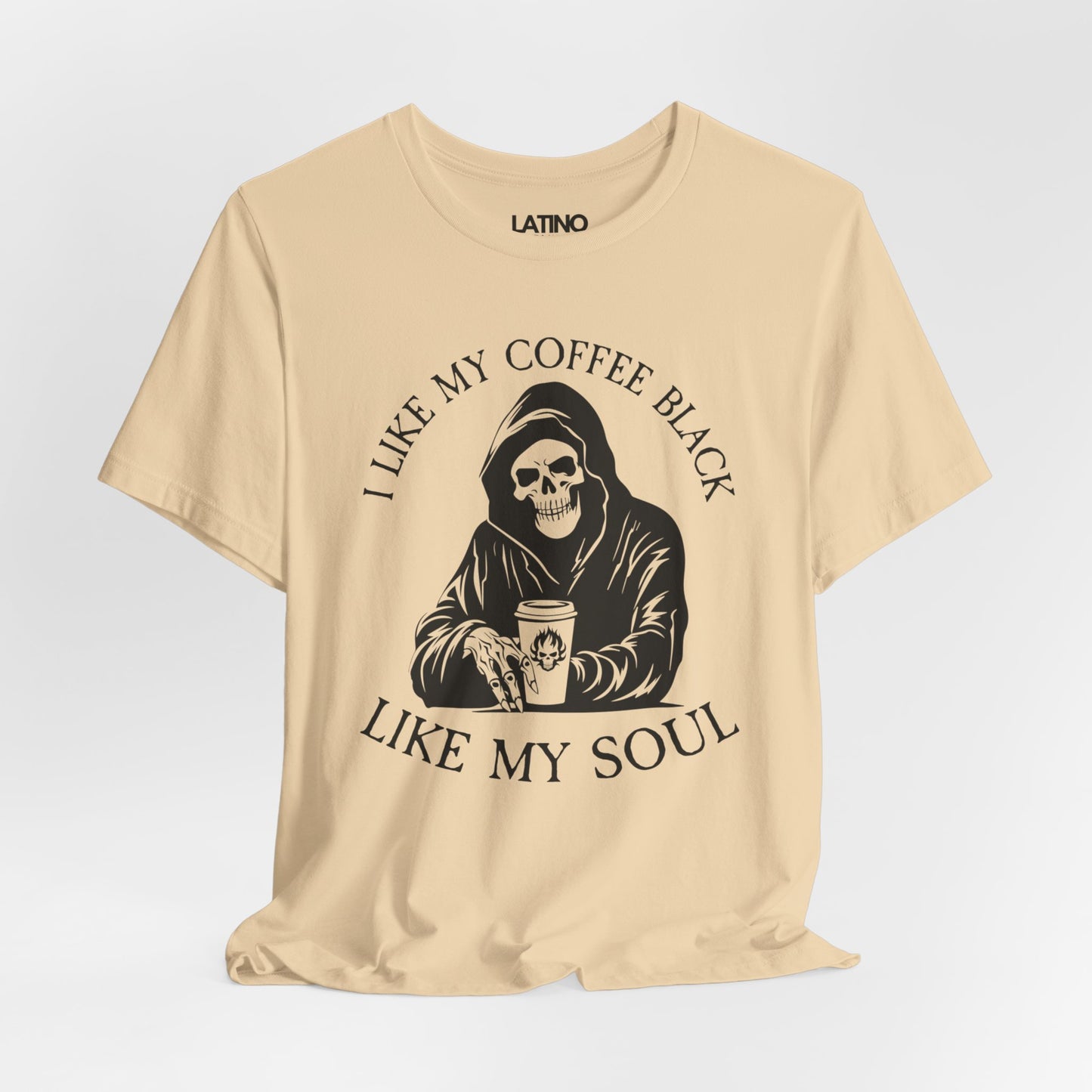 I Like My Coffee Black Like My Soul T-Shirt