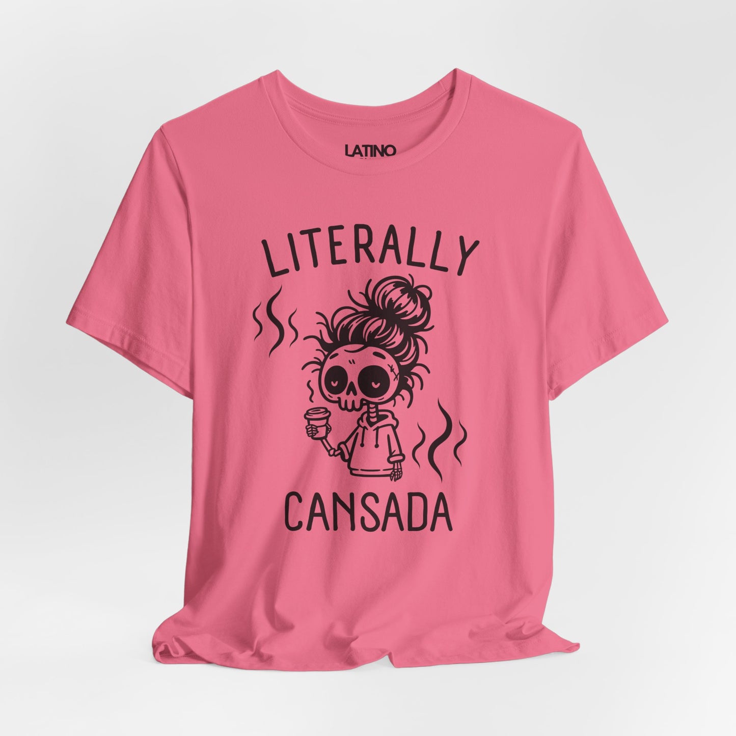 Skeleton Literally Cansada T-Shirt