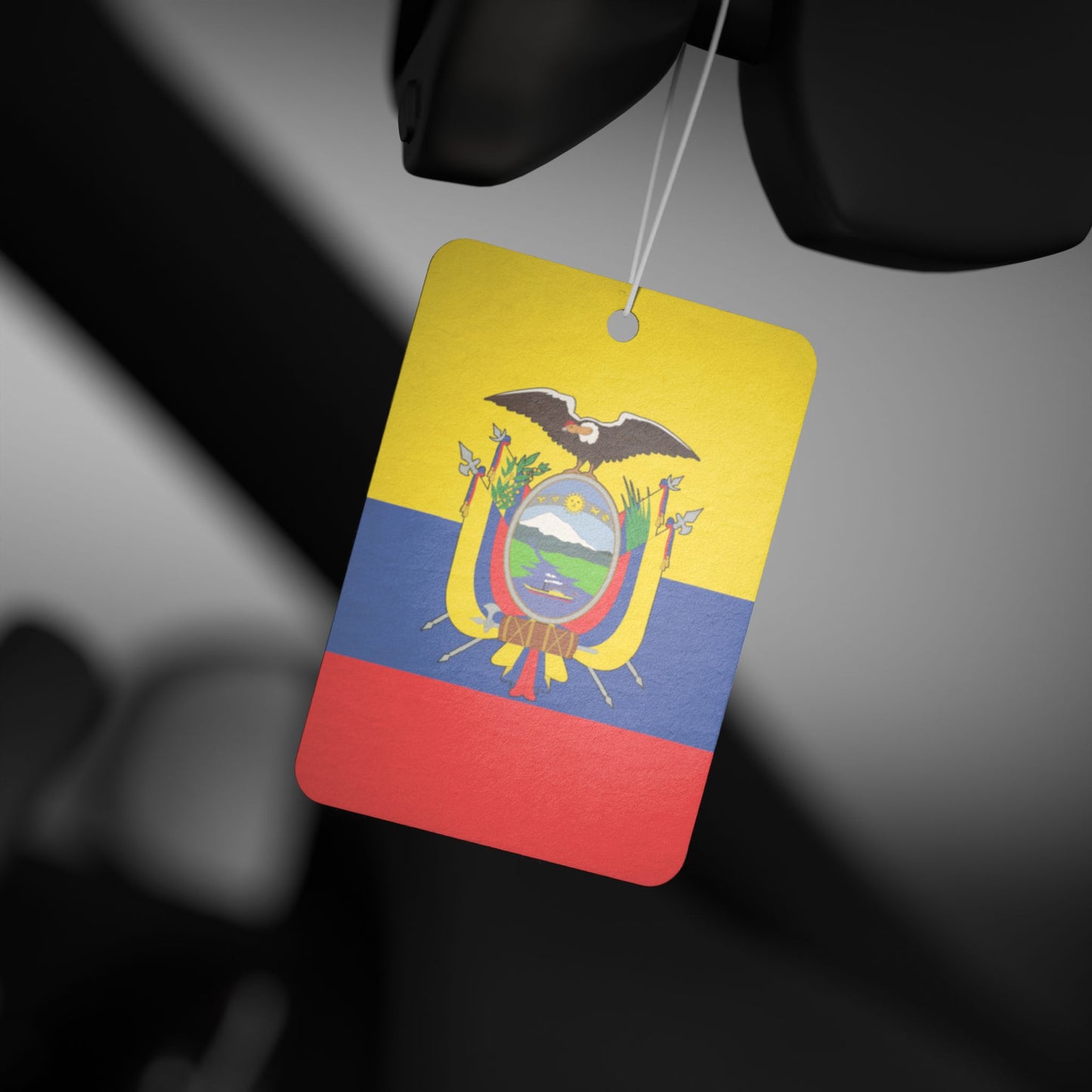 "Ecuador Flag" Car Air Freshener