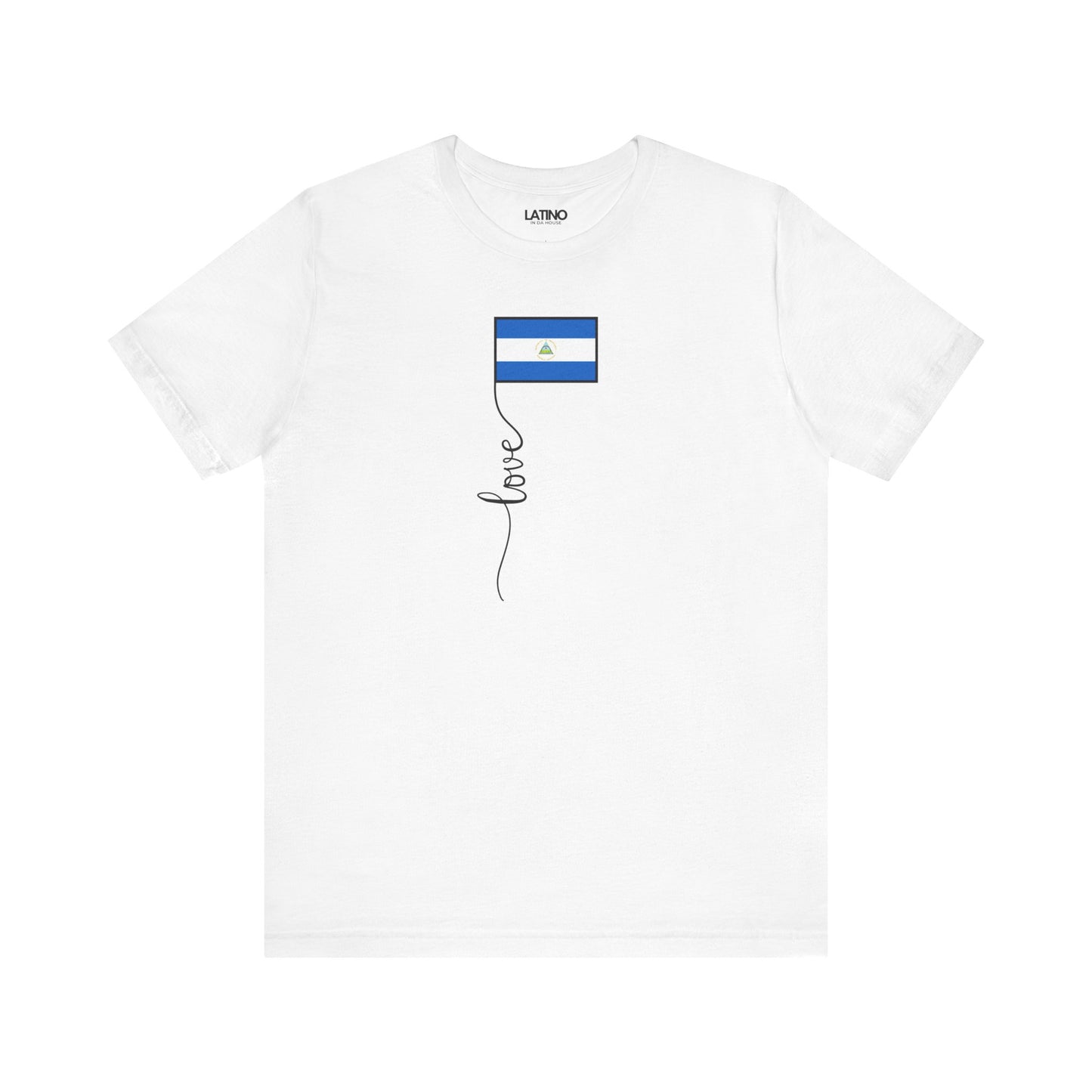 "Nicaragua Flag Love Script" T-Shirt