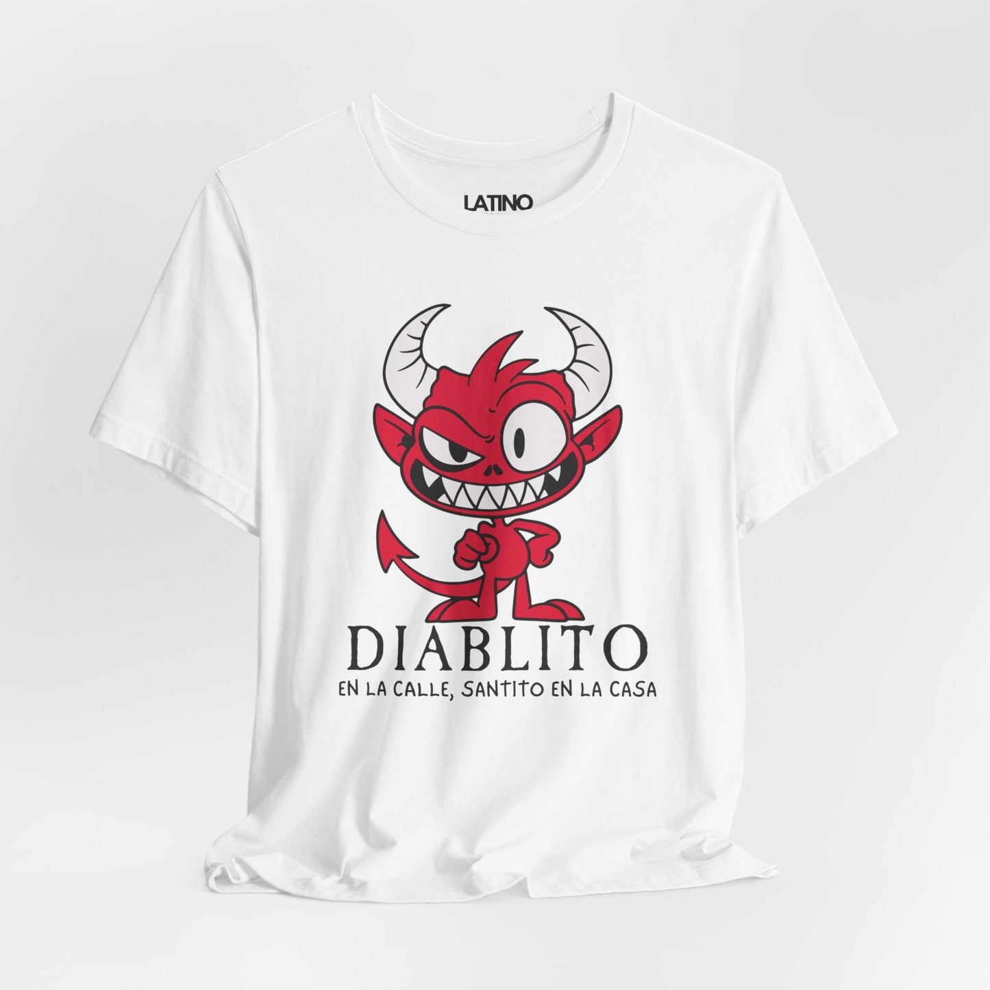 Diablito en la Calle, Santito en la Casa T-Shirt