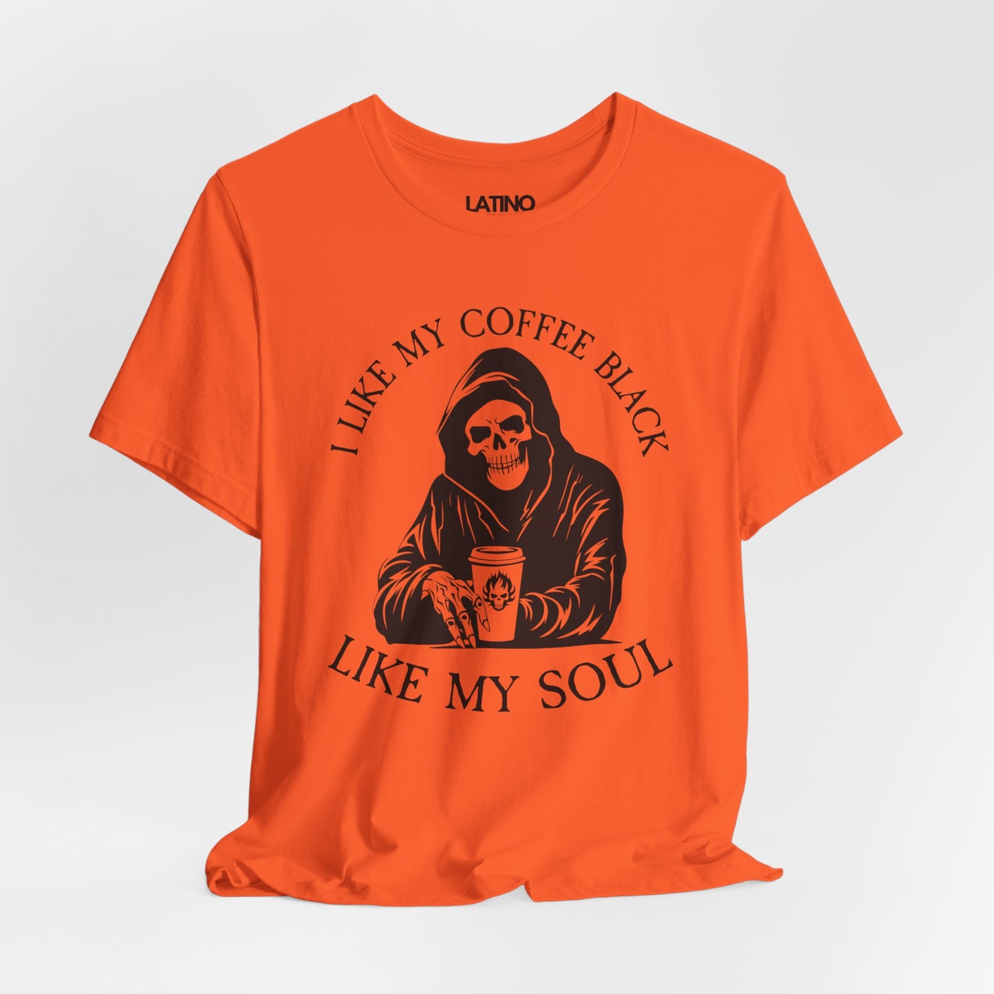 I Like My Coffee Black Like My Soul T-Shirt
