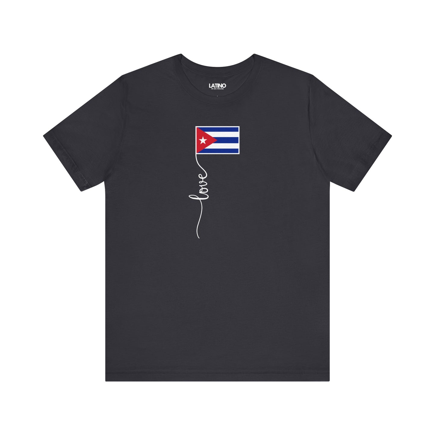 "Cuba Flag Love Script" T-Shirt