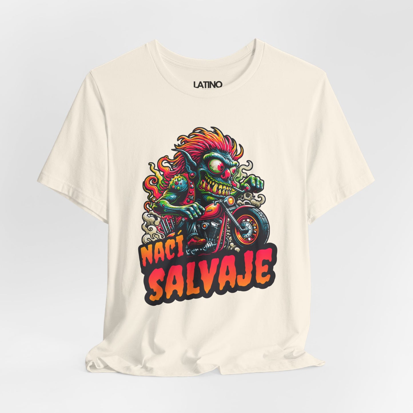 "Nací Salvaje Biker" T-Shirt