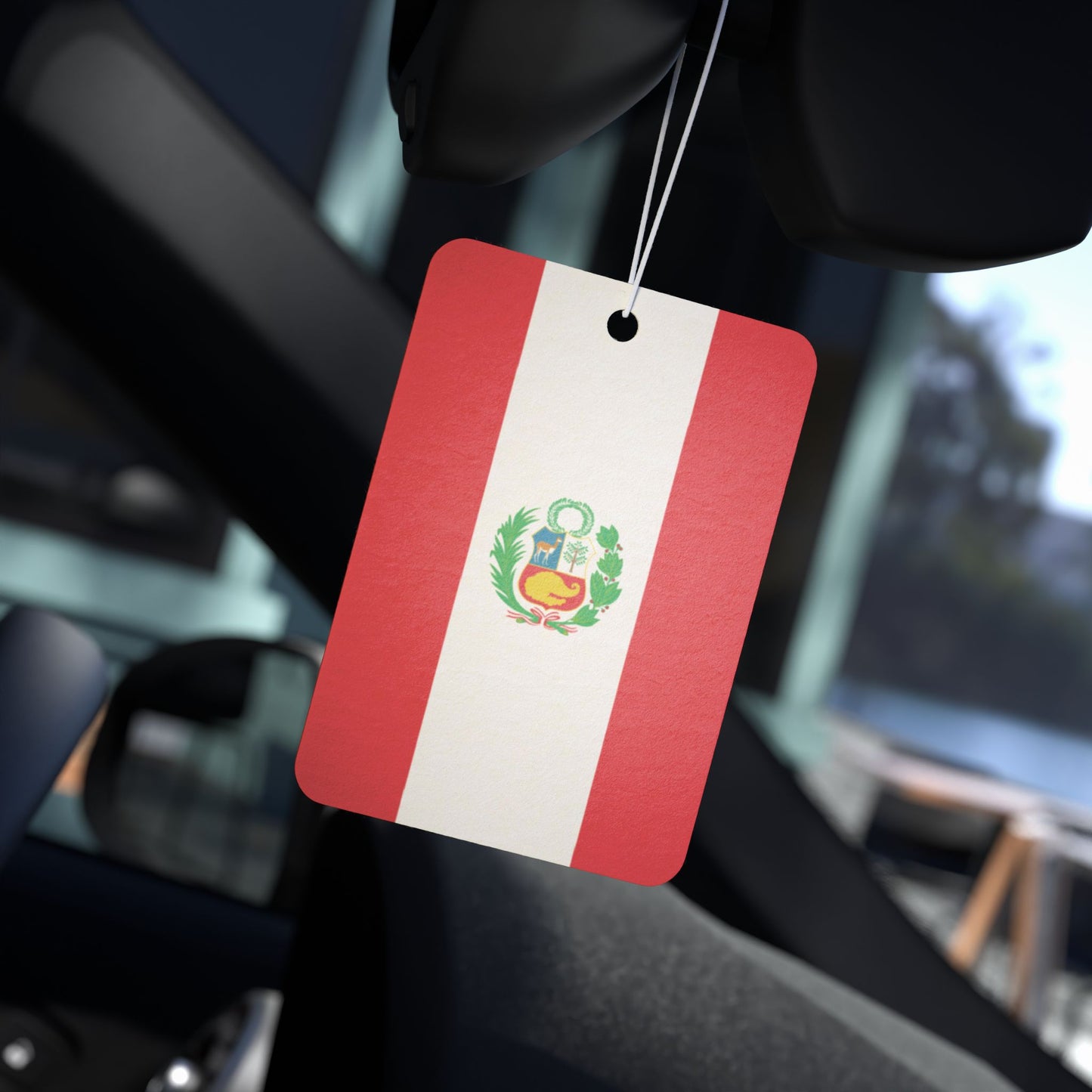 "Peru Flag" Car Air Freshener