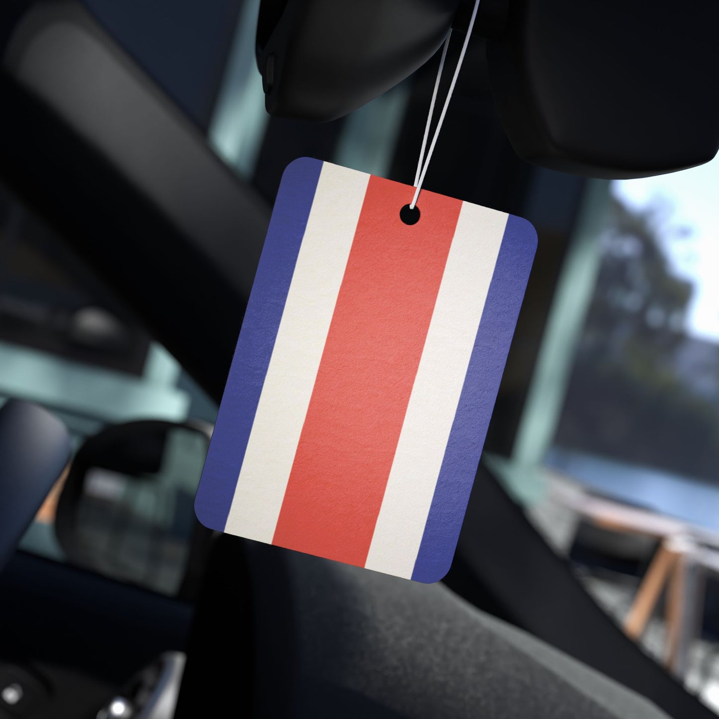 "Costa Rica Flag" Car Air Freshener