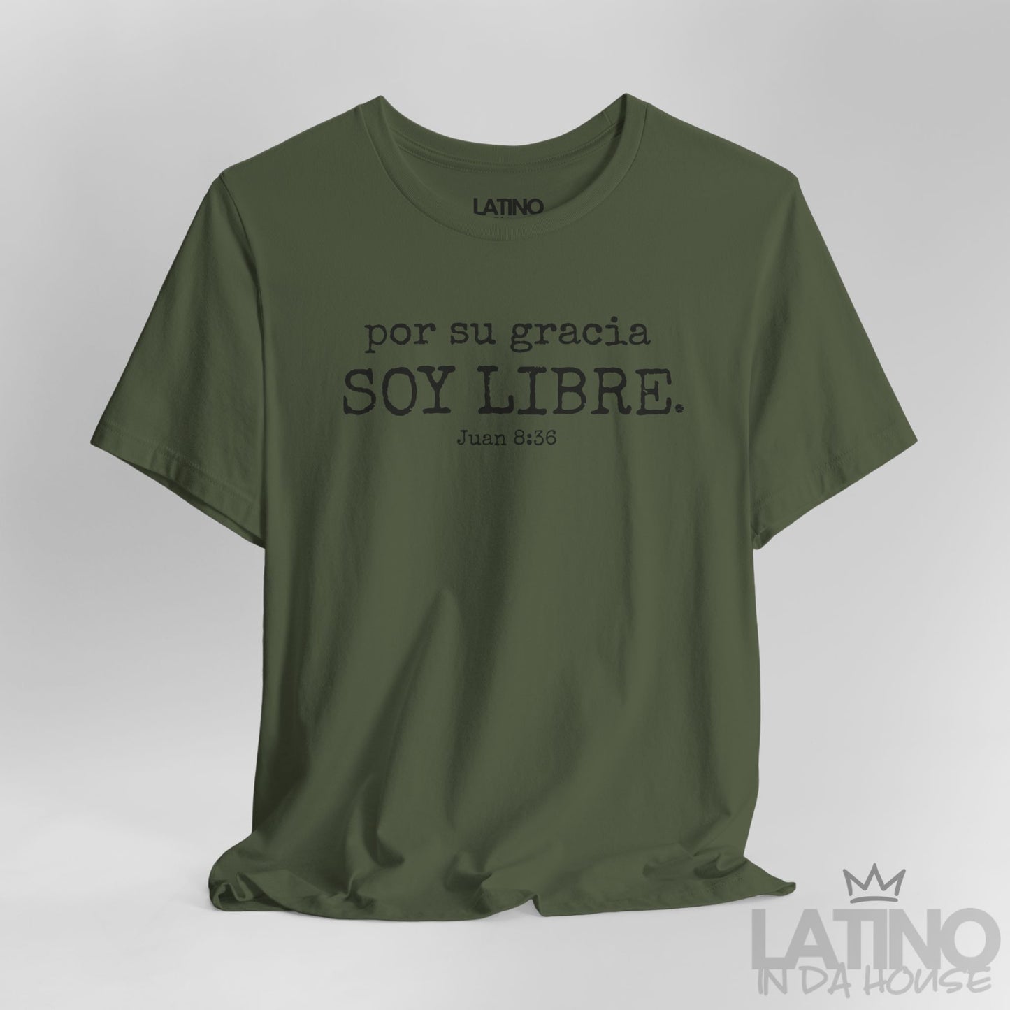 “Por Su Gracia Soy Libre” Faith T-Shirt