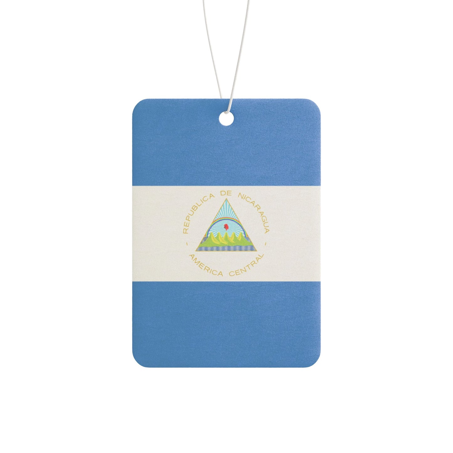 "Nicaragua Flag" Car Air Freshener