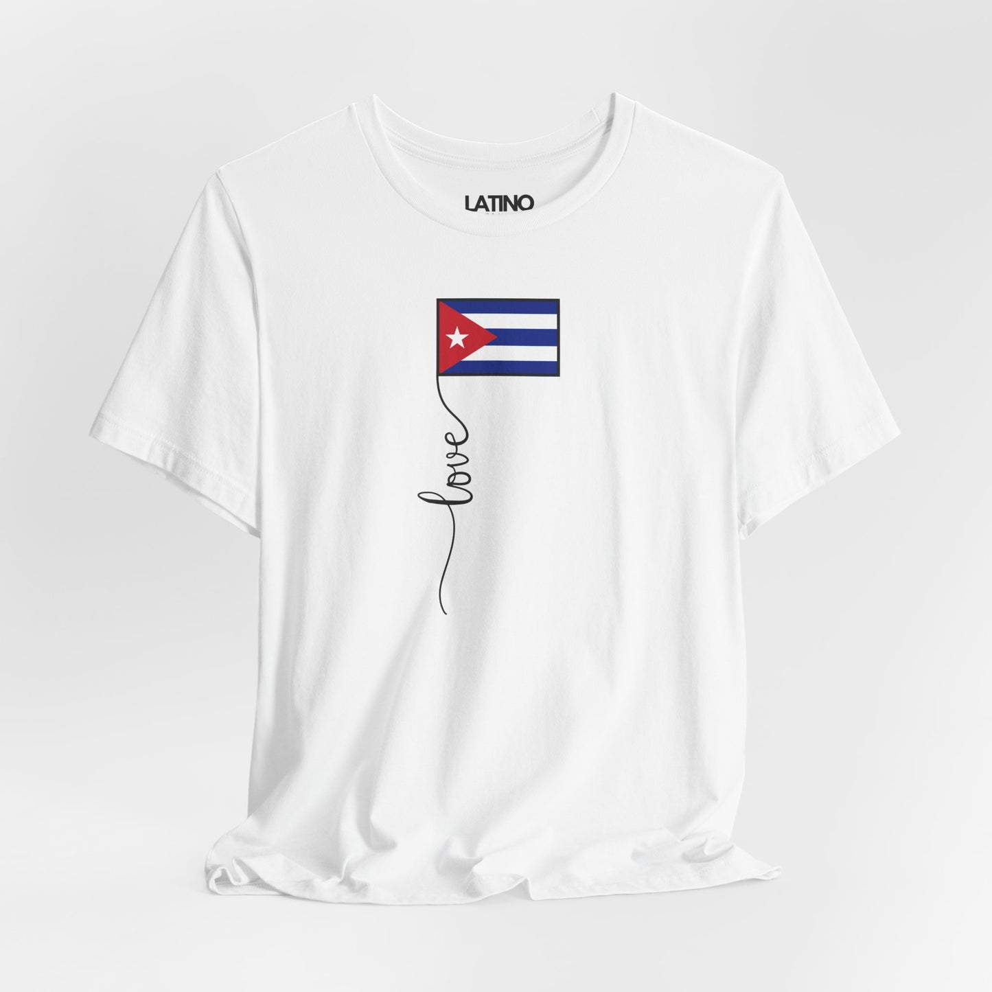 "Cuba Flag Love Script" T-Shirt