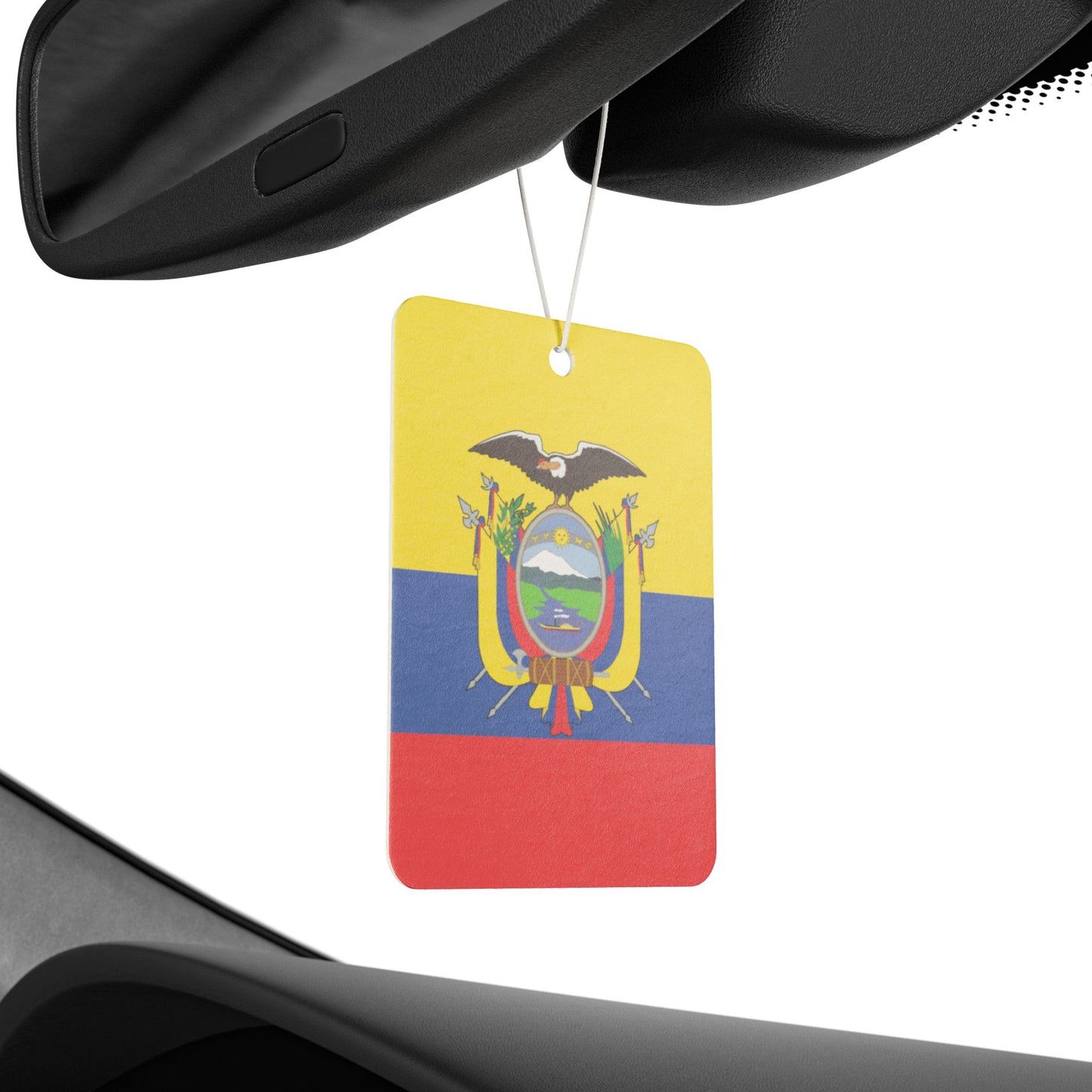 "Ecuador Flag" Car Air Freshener