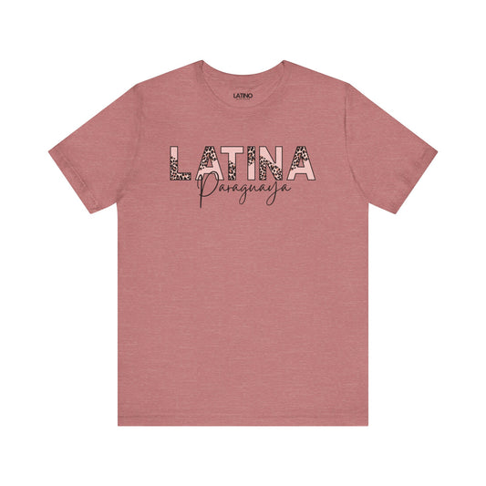 "Latina Paraguya Leopard Print" T-Shirt