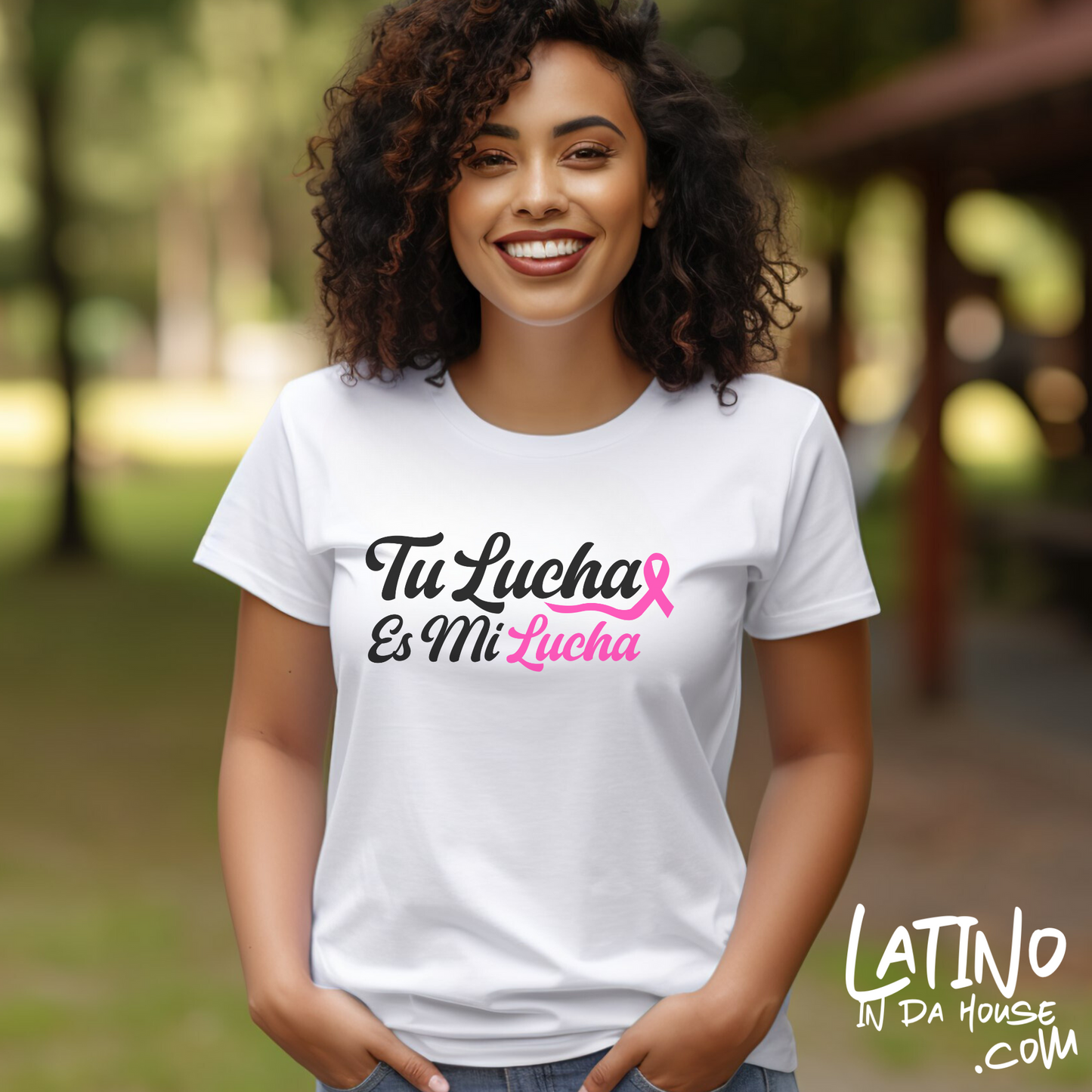 "Tu Lucha Es Mi Lucha" Breast Cancer Awareness T-Shirt