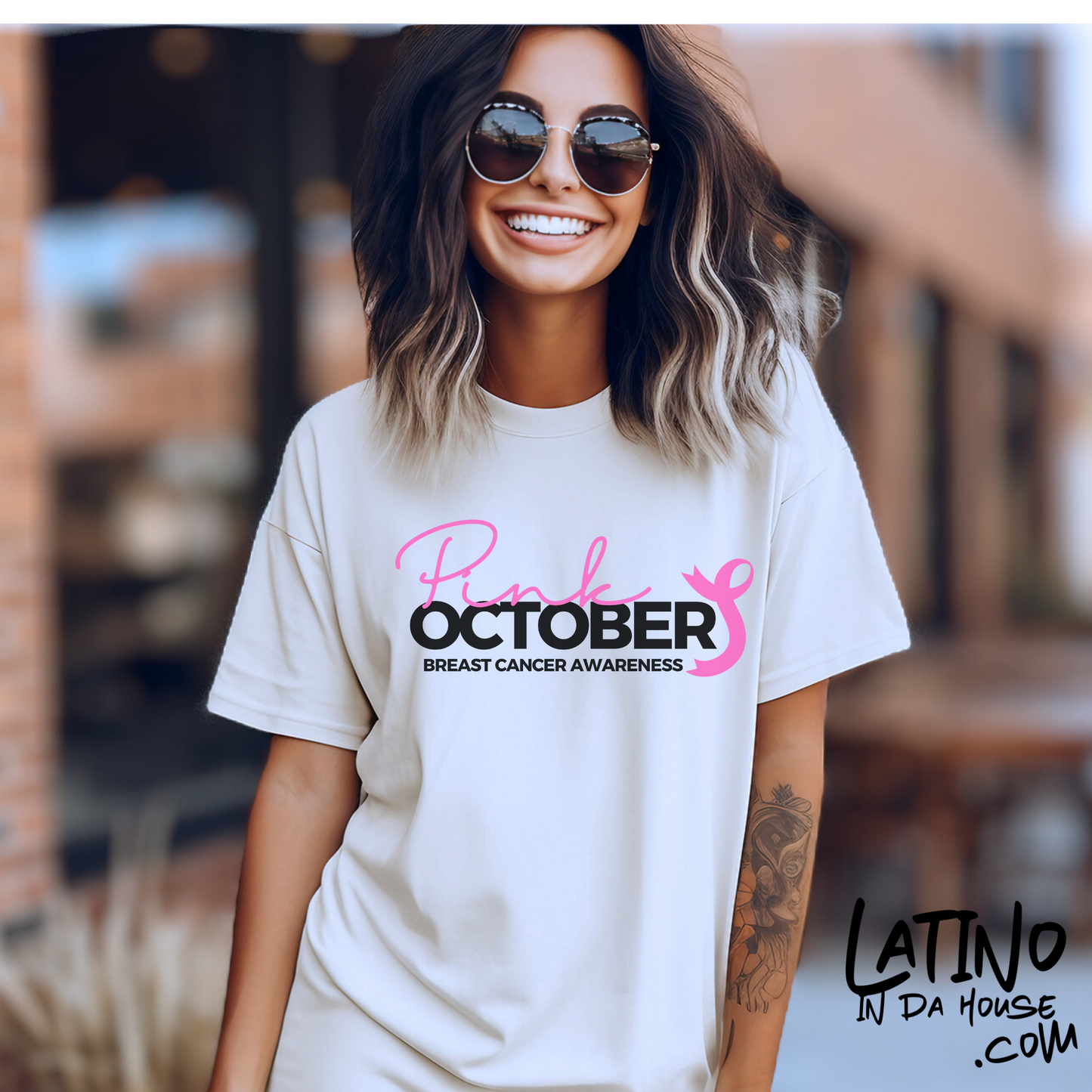 "Pink October" Breast Cancer Awareness T-Shirt