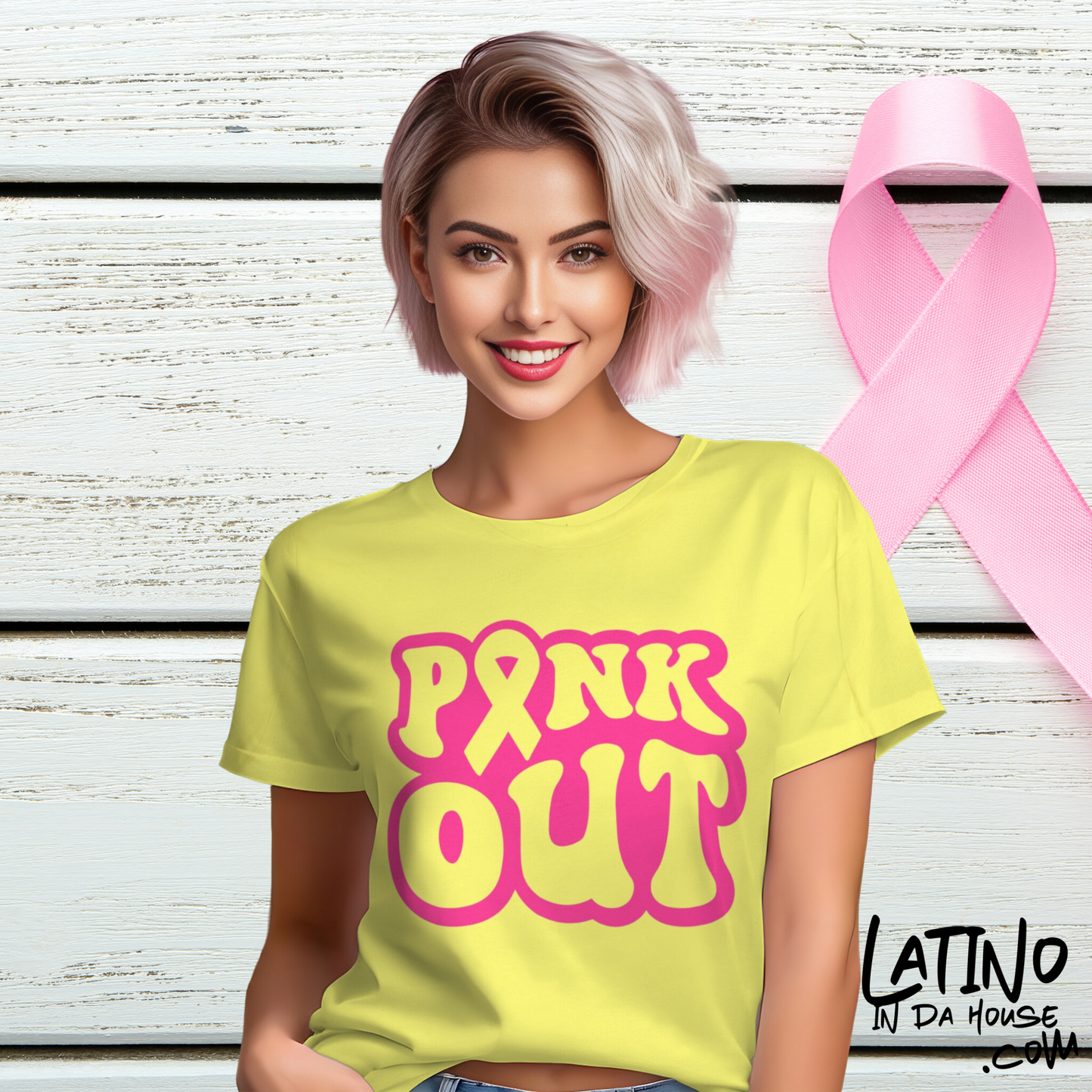 "Pink Out" Breast Cancer Awareness T-Shirt
