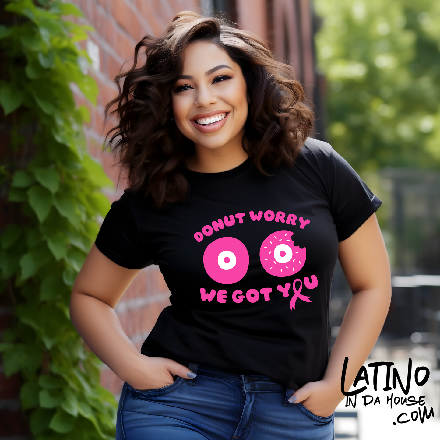 "Donut Worry, We Got You" Breast Cancer Awareness T-Shirt