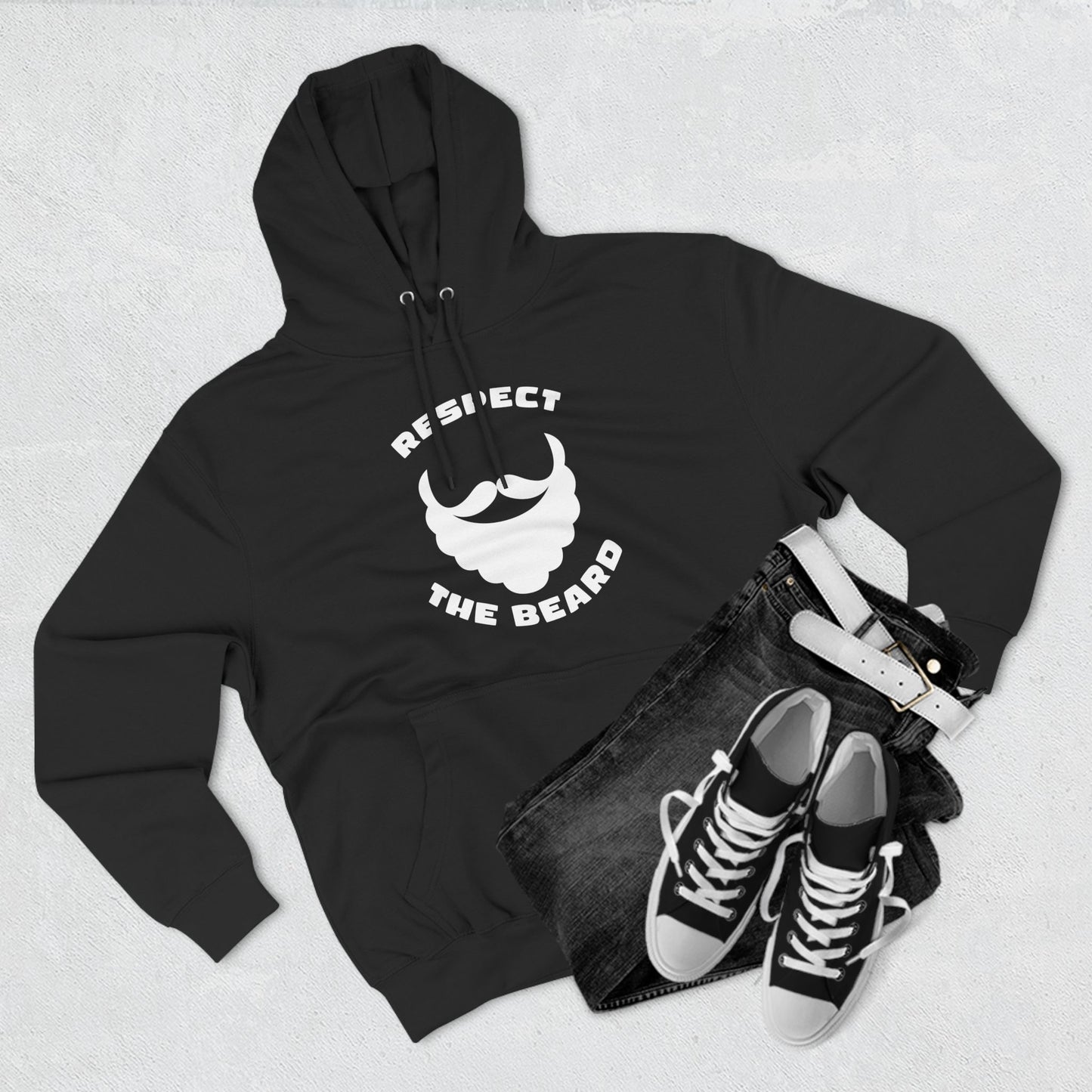 "Respect the Beard" Santa Hoodie