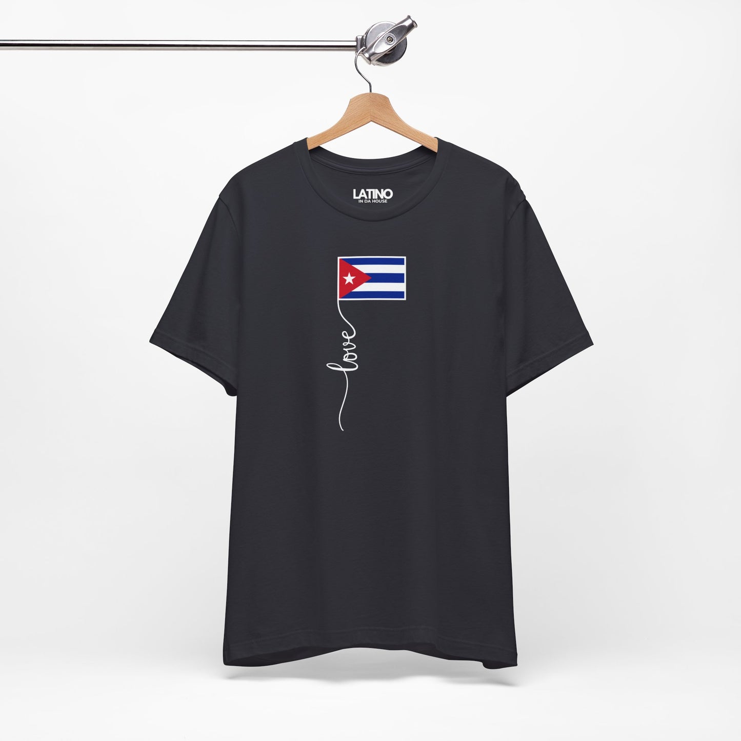 "Cuba Flag Love Script" T-Shirt