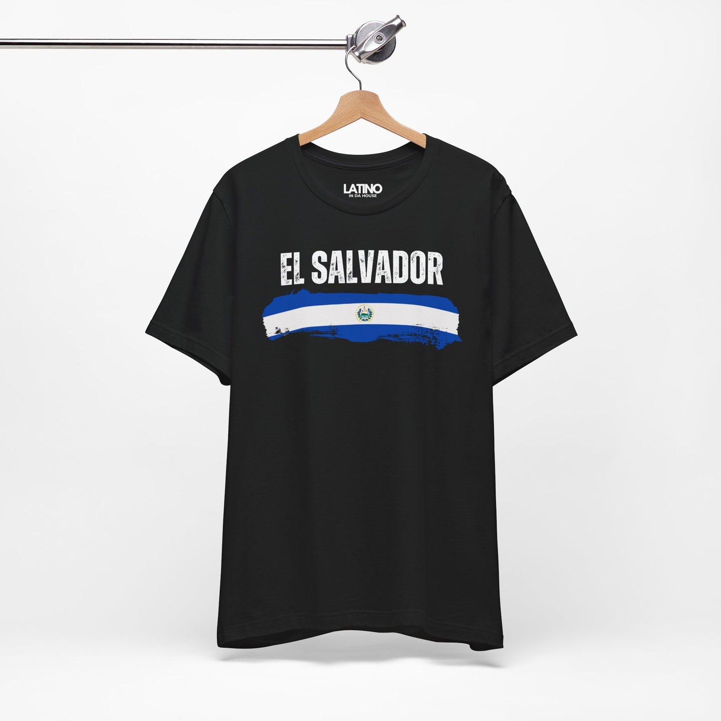 "El Salvador Flag Grunge" T-Shirt
