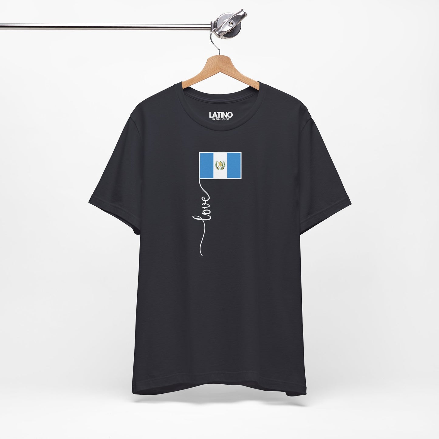 "Guatemala Flag Love Script" T-Shirt