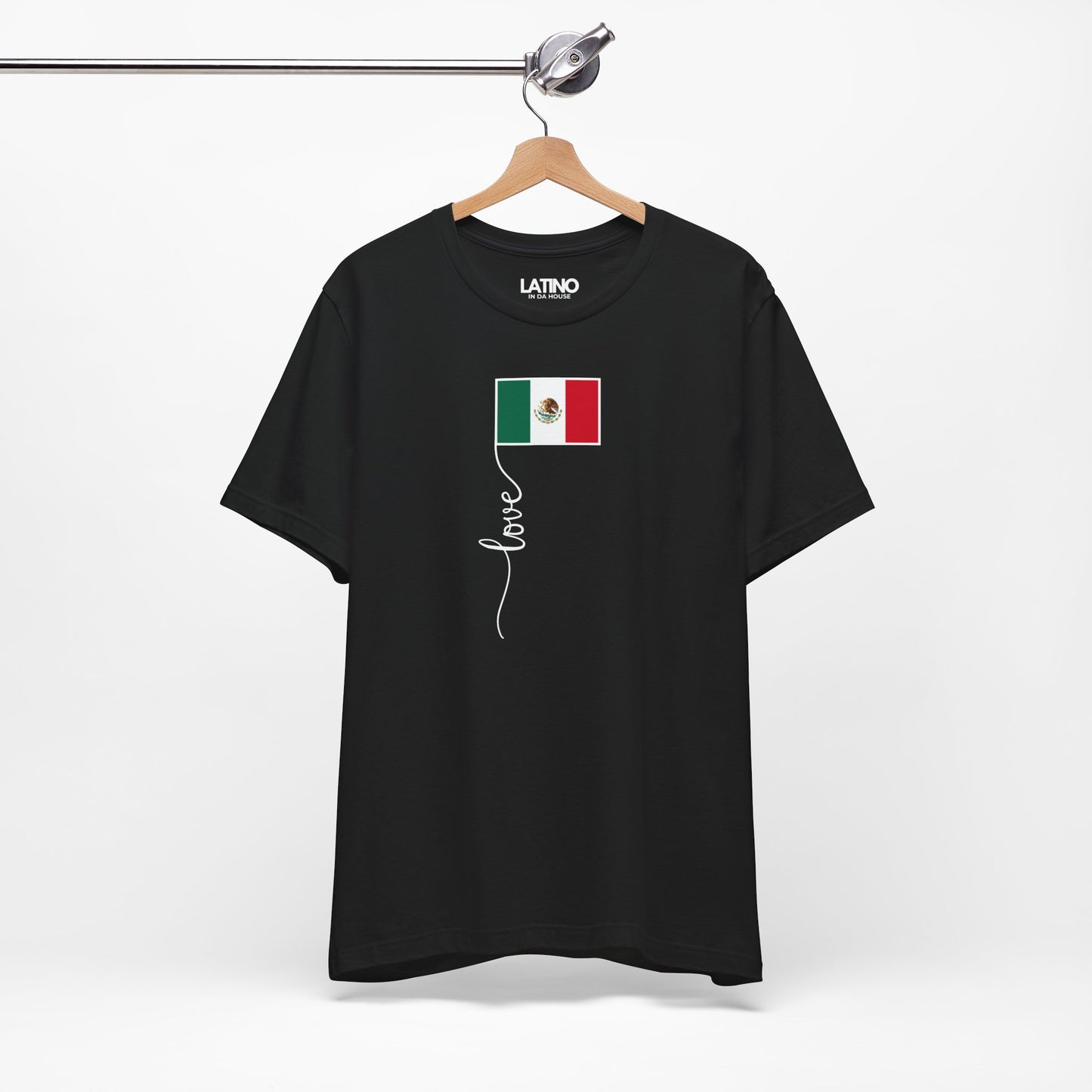 "Mexico Flag Love Script" T-Shirt