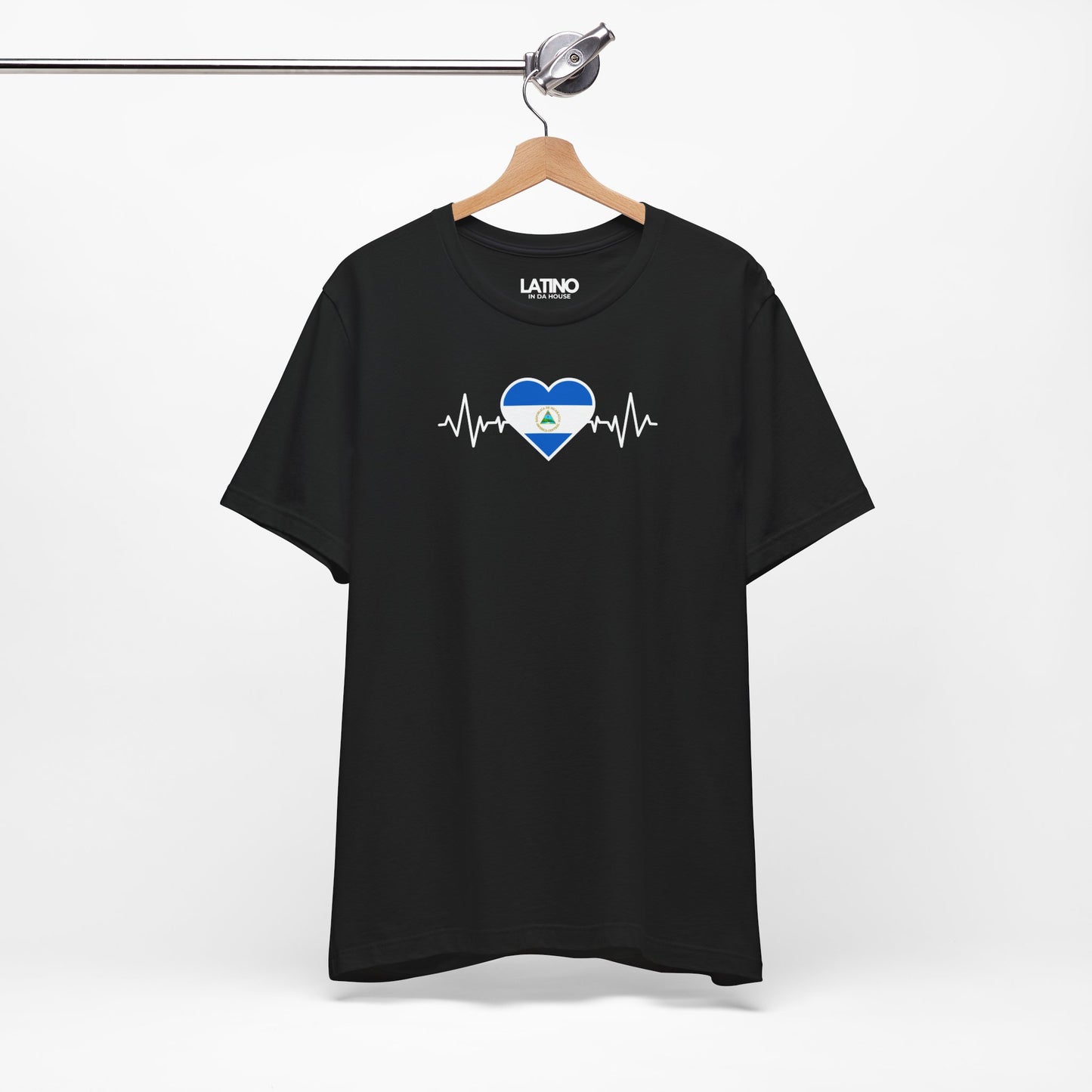 "Nicaragua Flag with Life-Line" T-Shirt