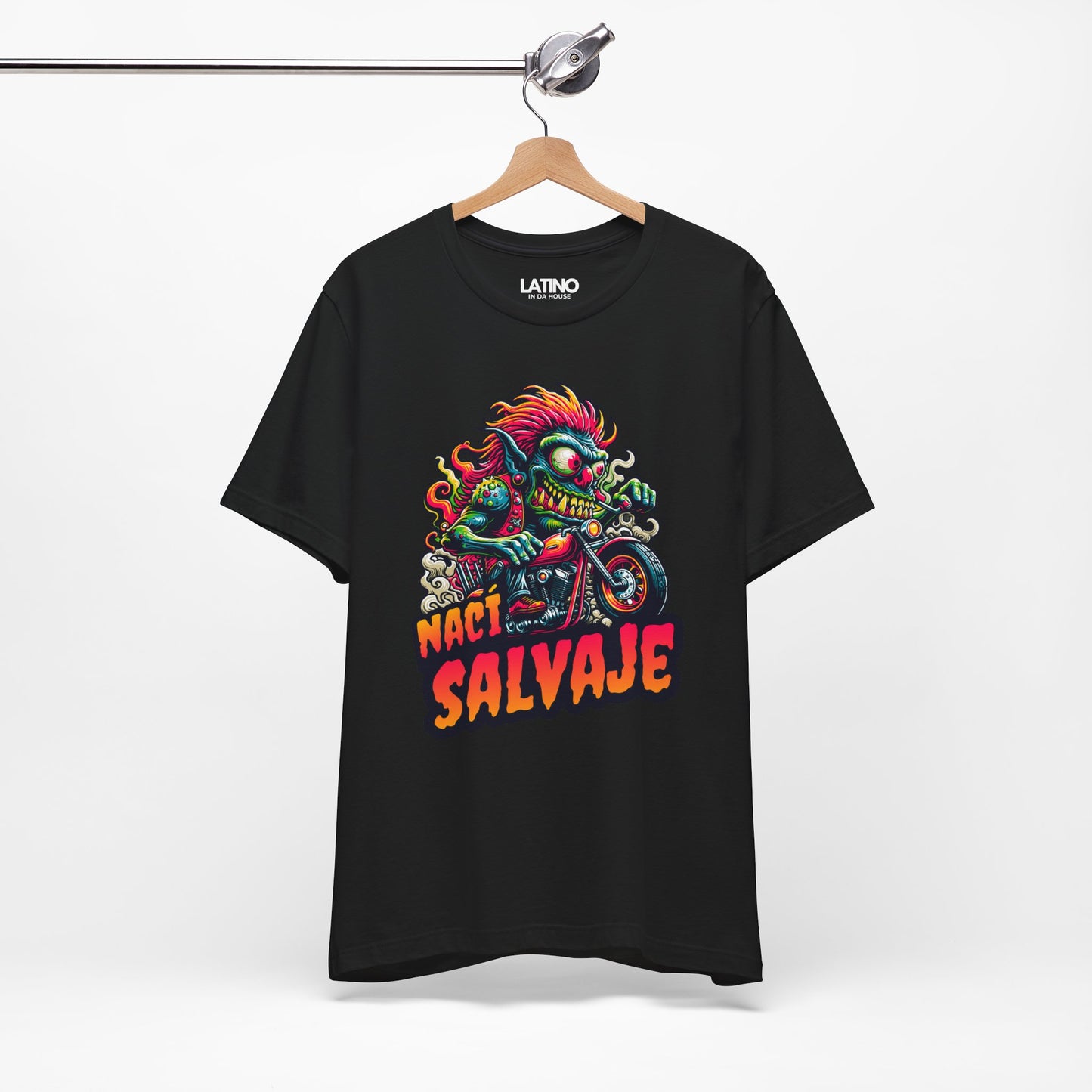 "Nací Salvaje Biker" T-Shirt