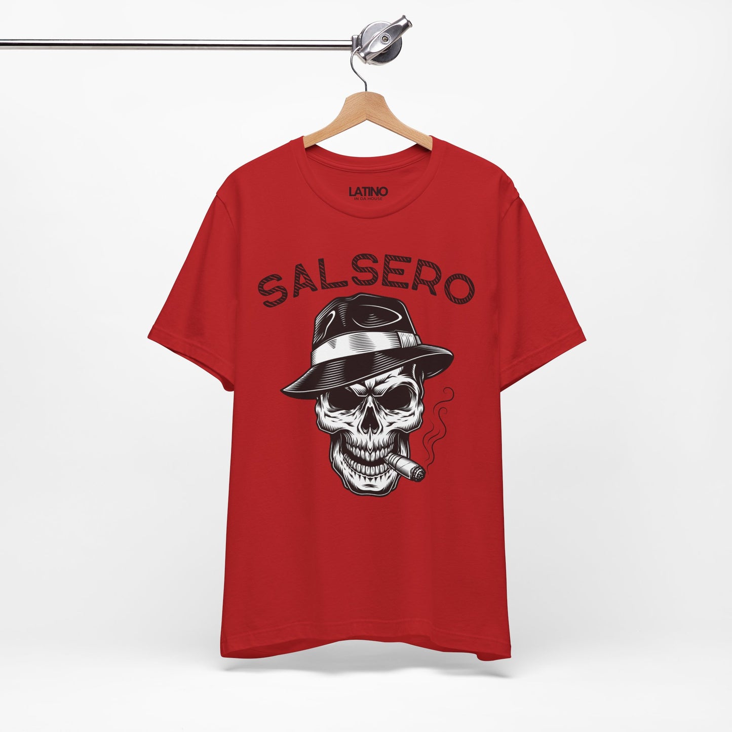 Salsero Skull in Fedora T-Shirt